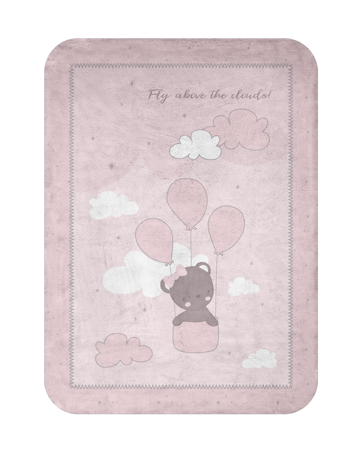 Super soft blanket 110/140 cm Dream Big Rosa