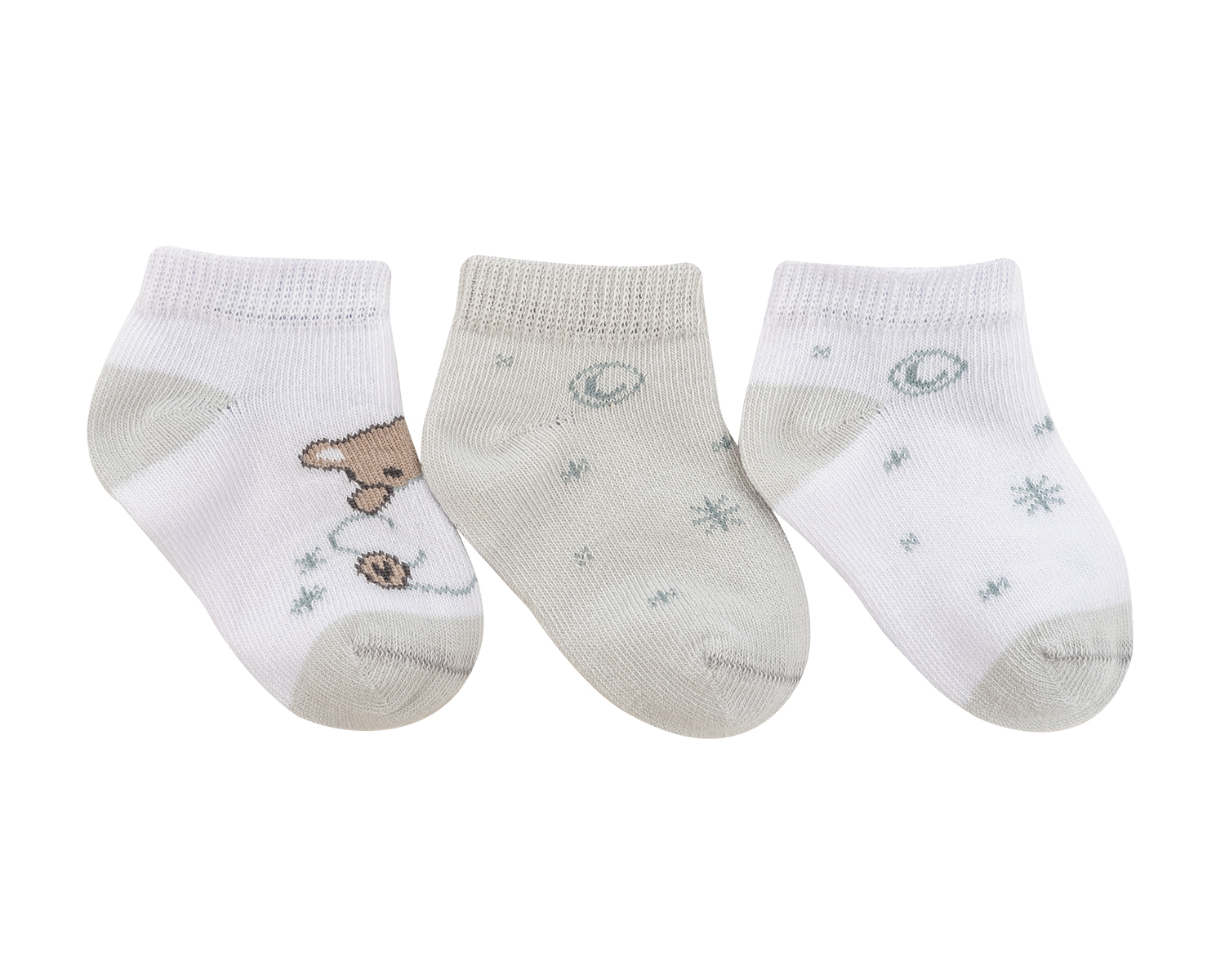 Бебешки летни чорапи Dream Big Beige 2-3г — снимка 2