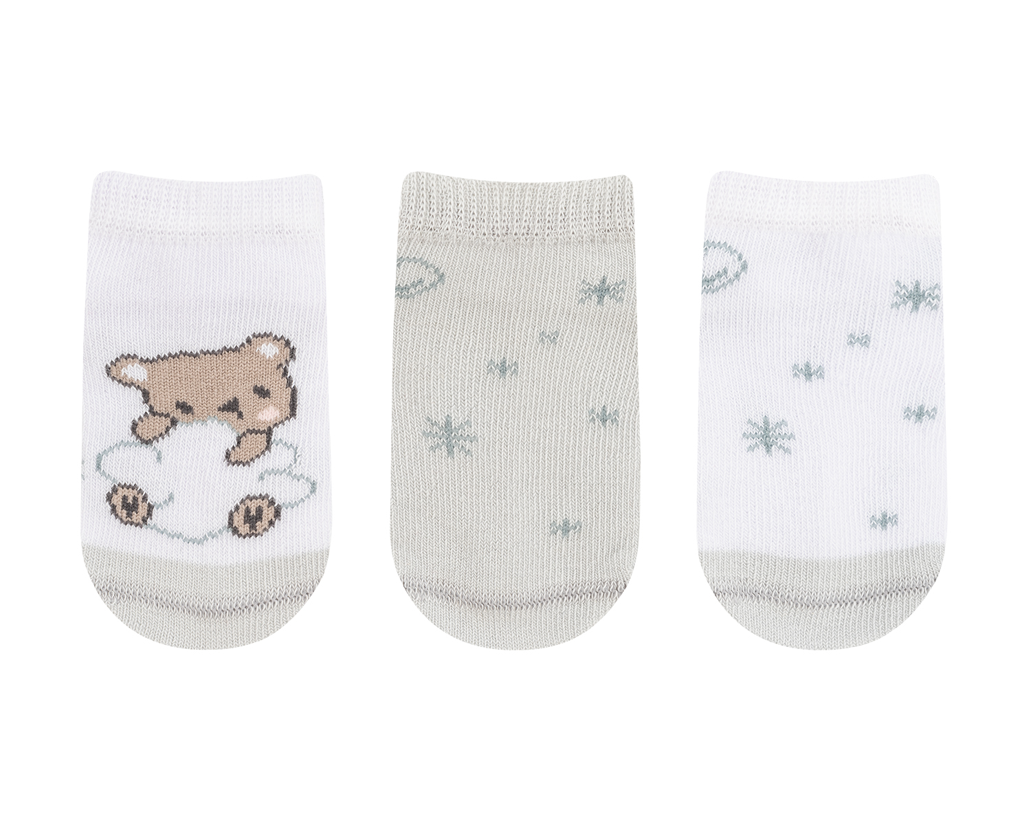Бебешки летни чорапи Dream Big Beige 2-3г — снимка 3