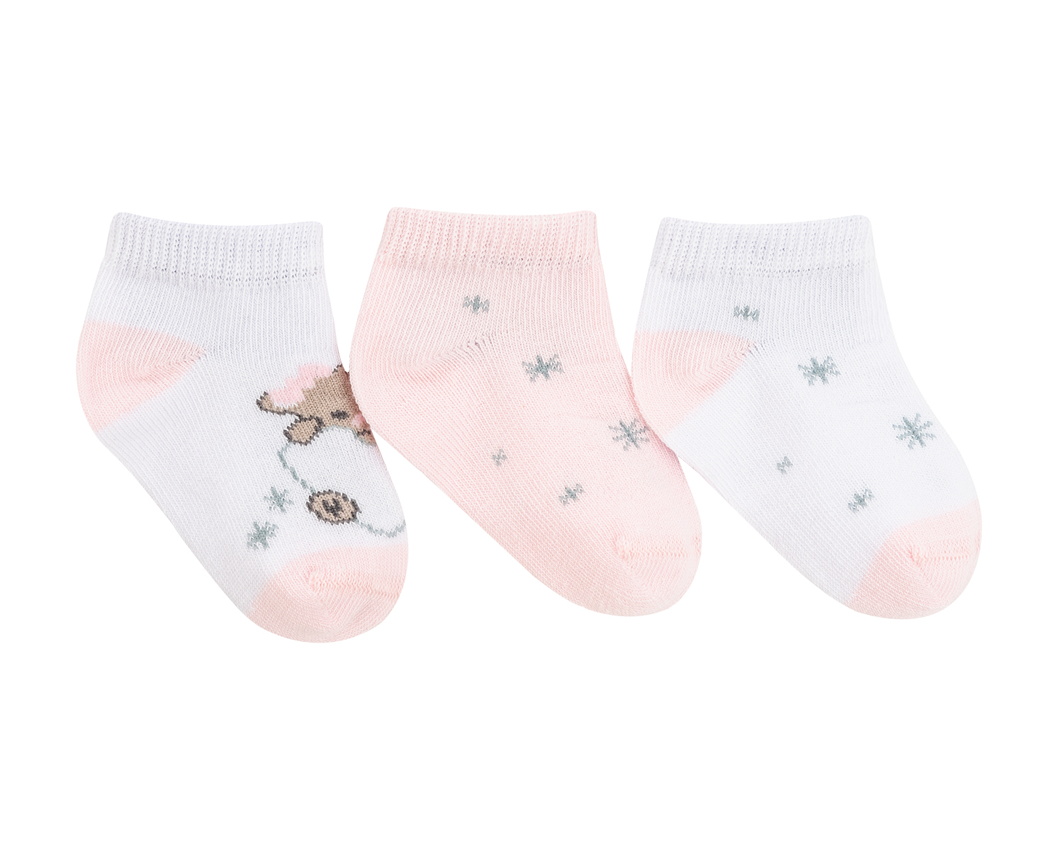 Бебешки летни чорапи Dream Big Pink 2-3г — снимка 2