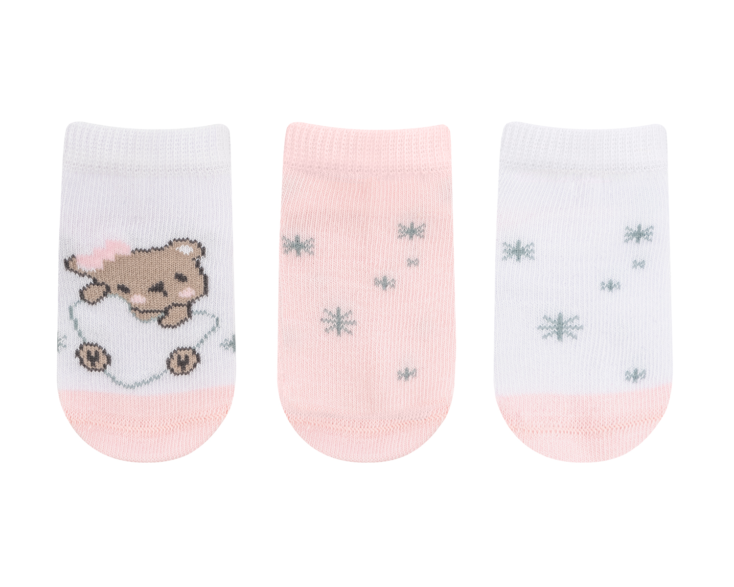 Бебешки летни чорапи Dream Big Pink 2-3г — снимка 3