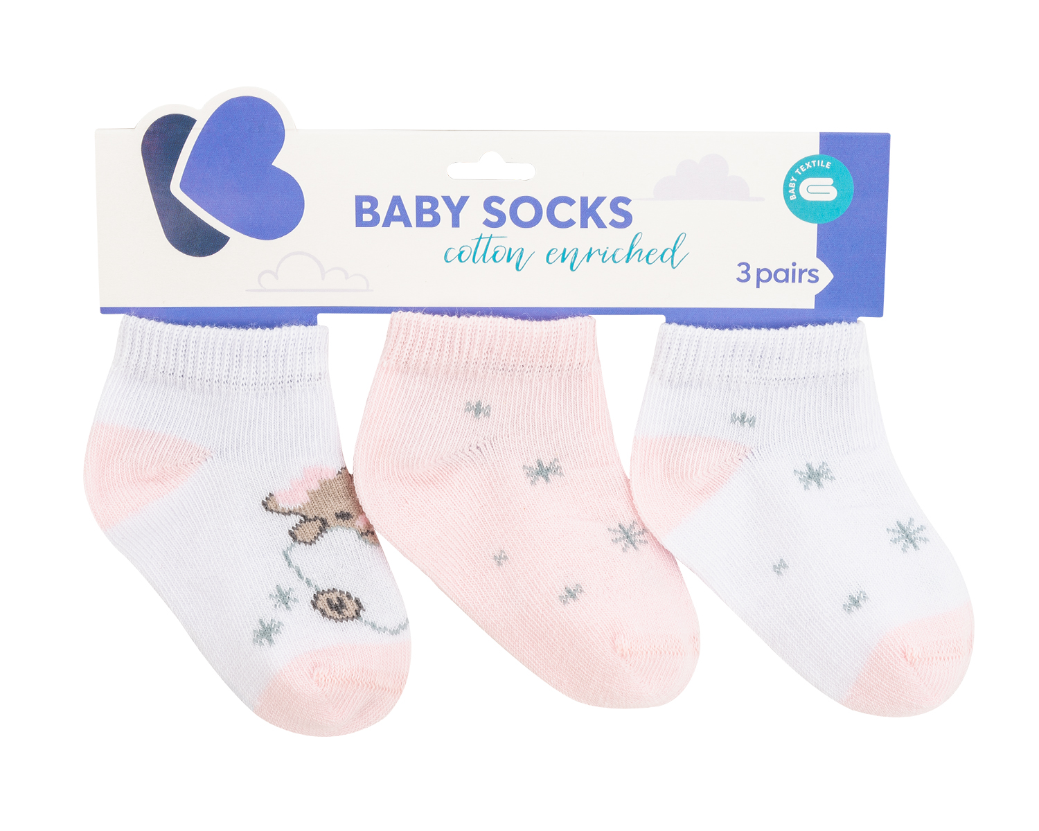 Calcetines de verano Dream Big Rosa 6-12m
