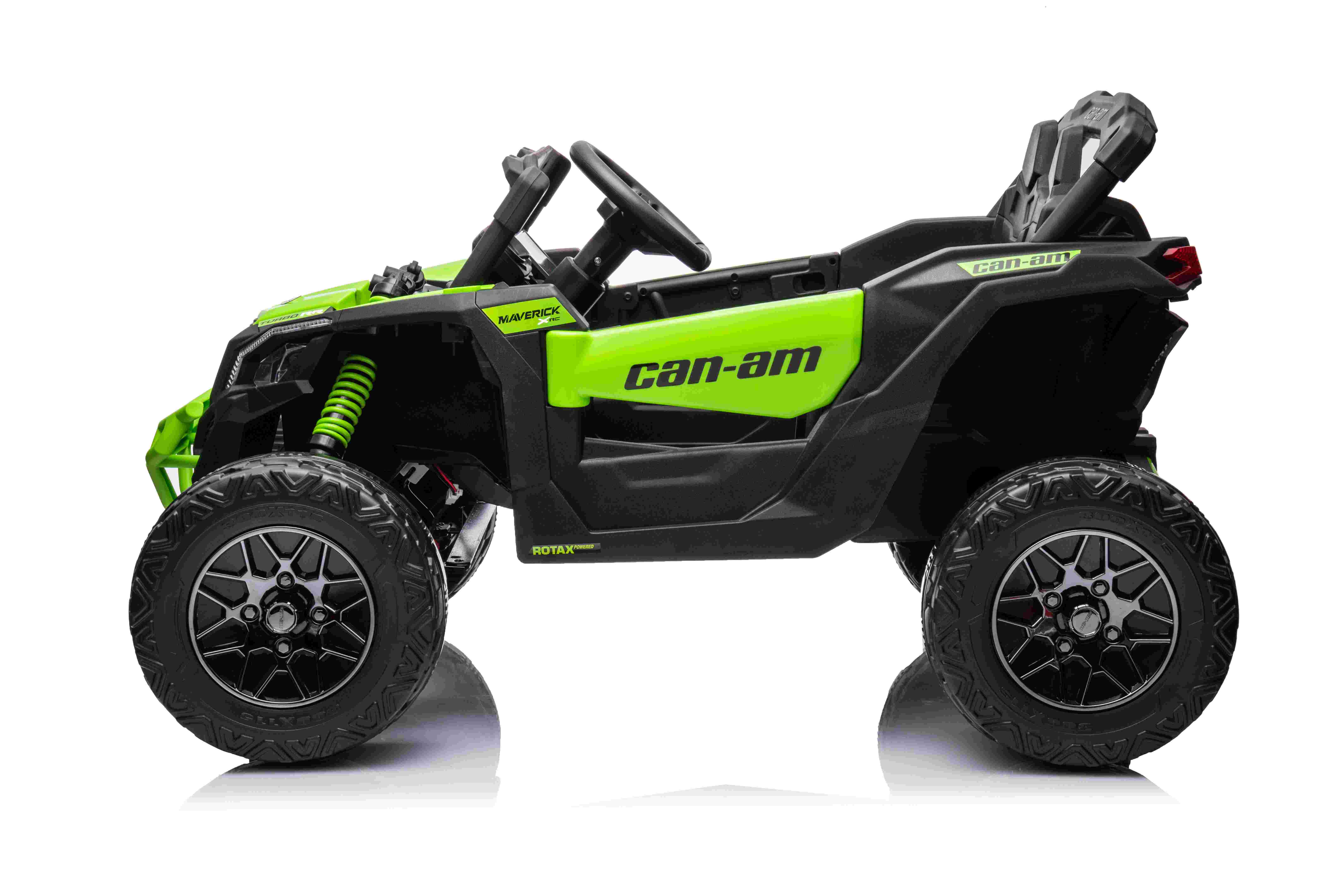 Акумулаторна кола Licensed Can Am Maverick UTV Green — снимка 8