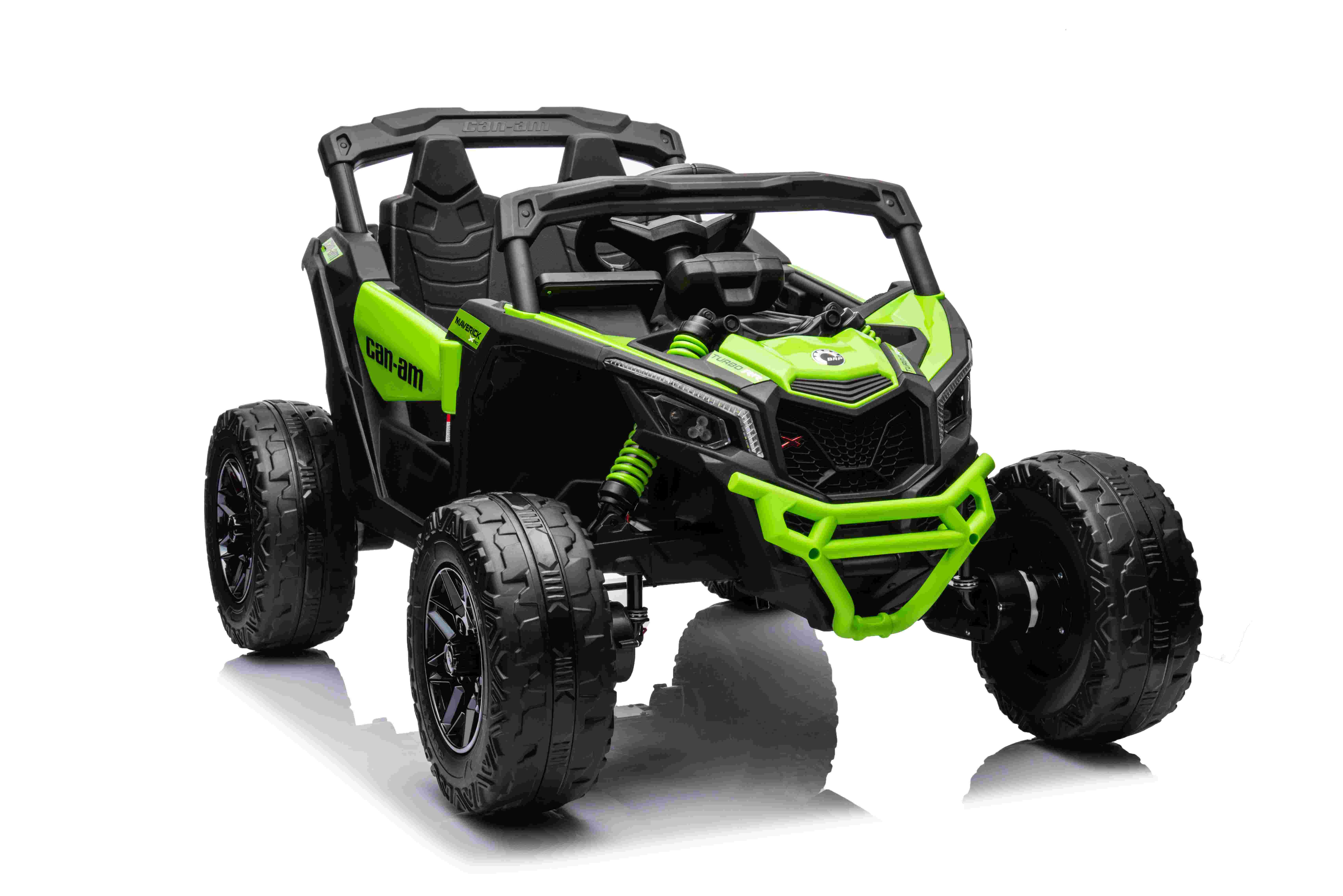 Акумулаторна кола Licensed Can Am Maverick UTV Green — снимка 4