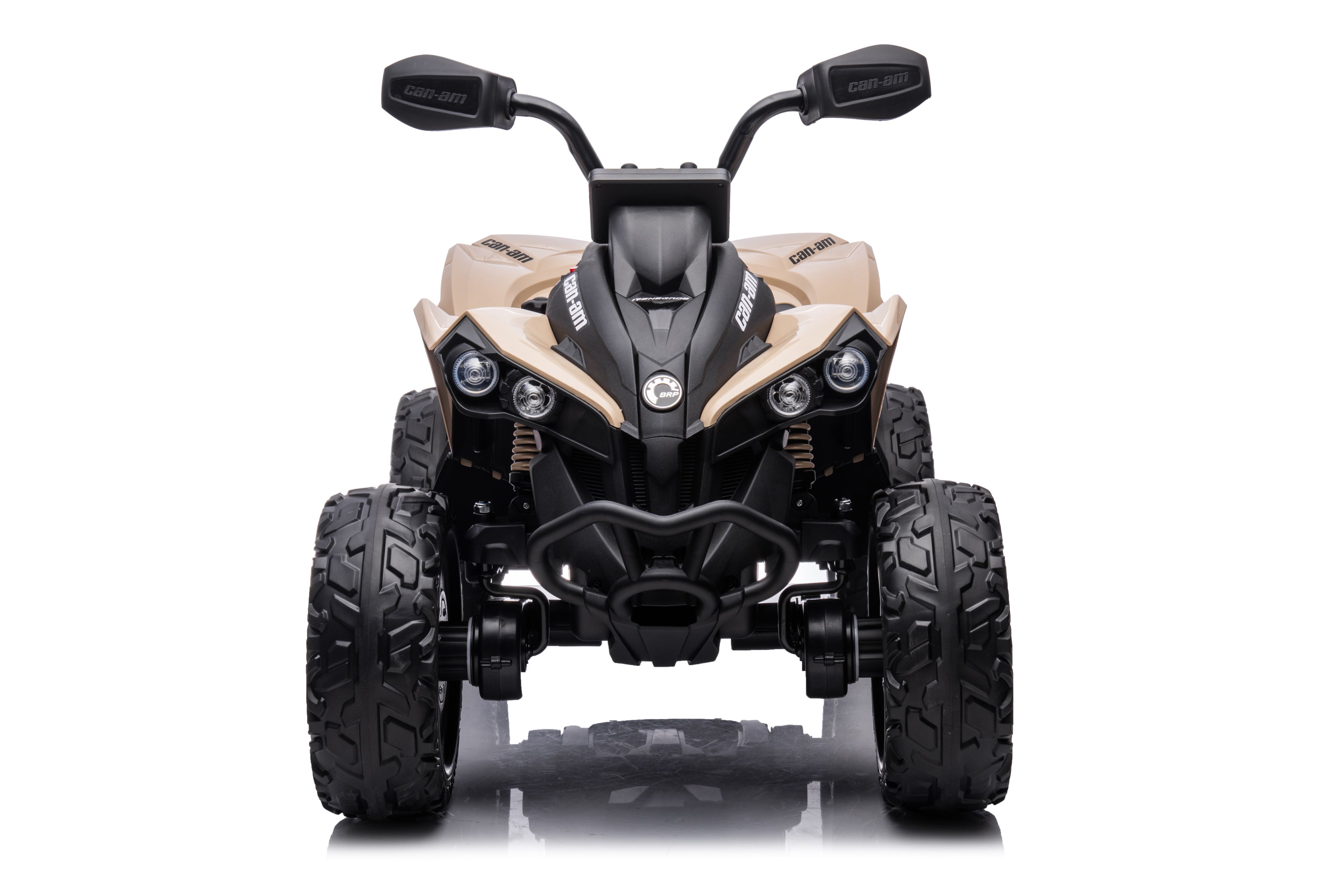 Акумулаторна кола Licensed Can AM Renegade ATV Khaki — снимка 2