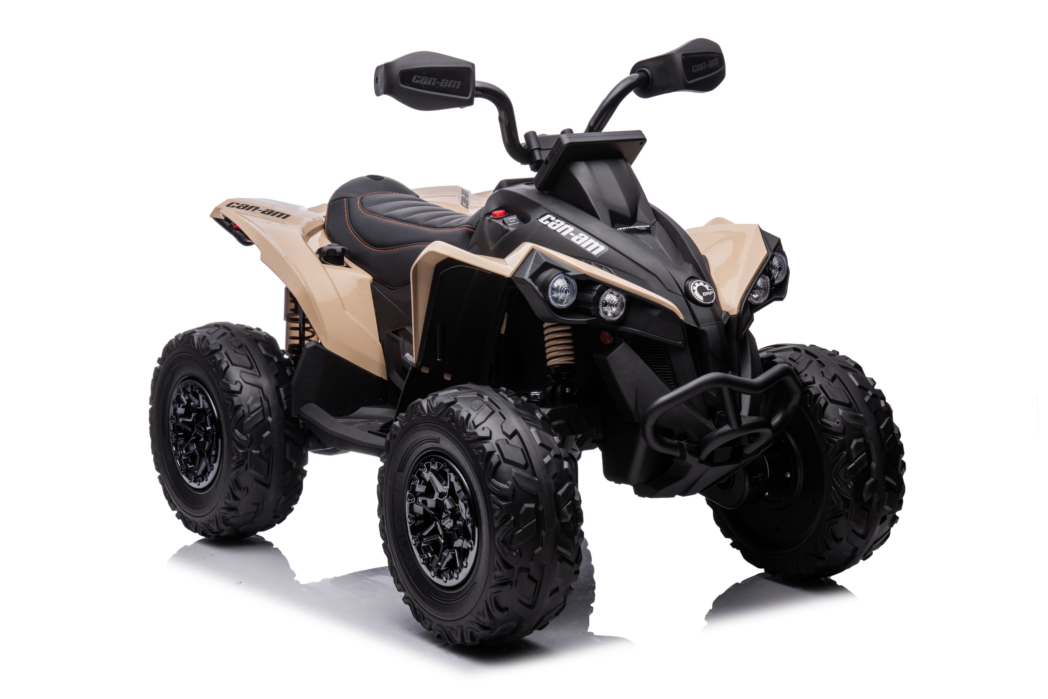 Акумулаторна кола Licensed Can AM Renegade ATV Khaki — снимка 4