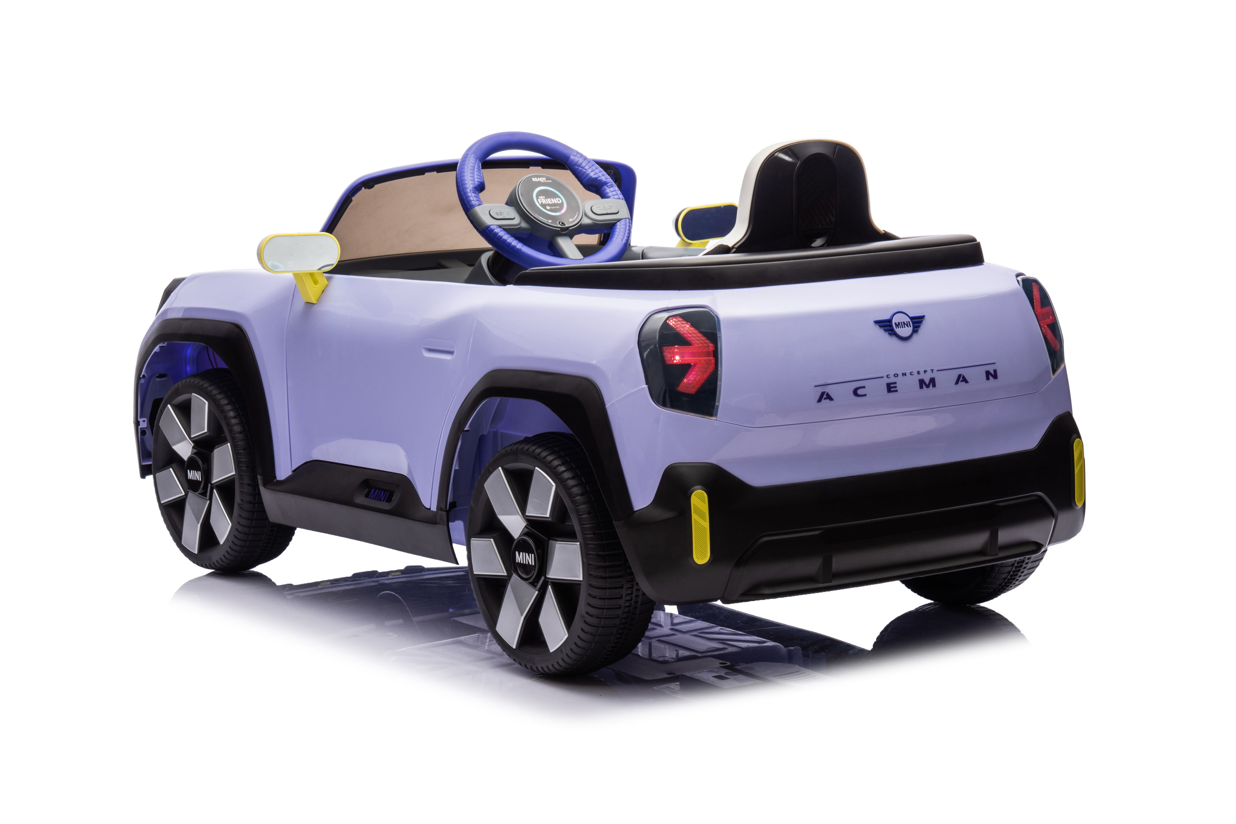 Акумулаторна кола Licensed Mini Cconcept Aceman Purple — снимка 4