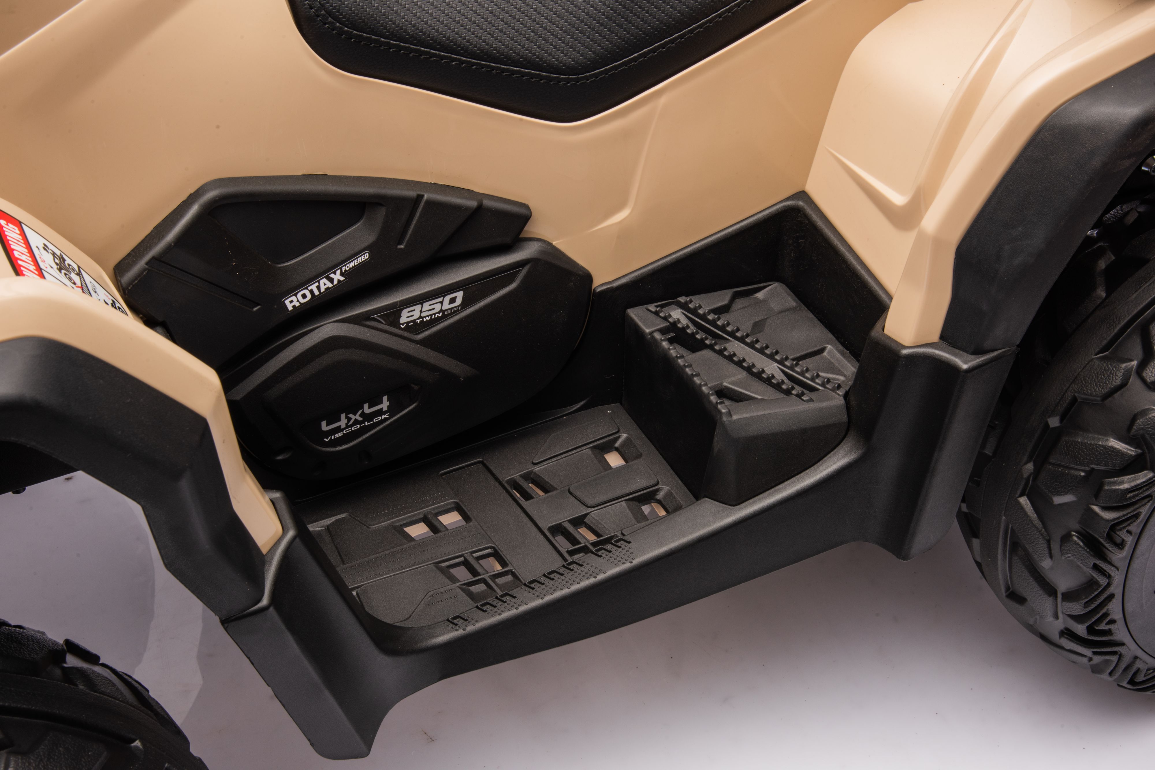 Акумулаторна кола Licensed Can Am Outlander ATV Khaki — снимка 7
