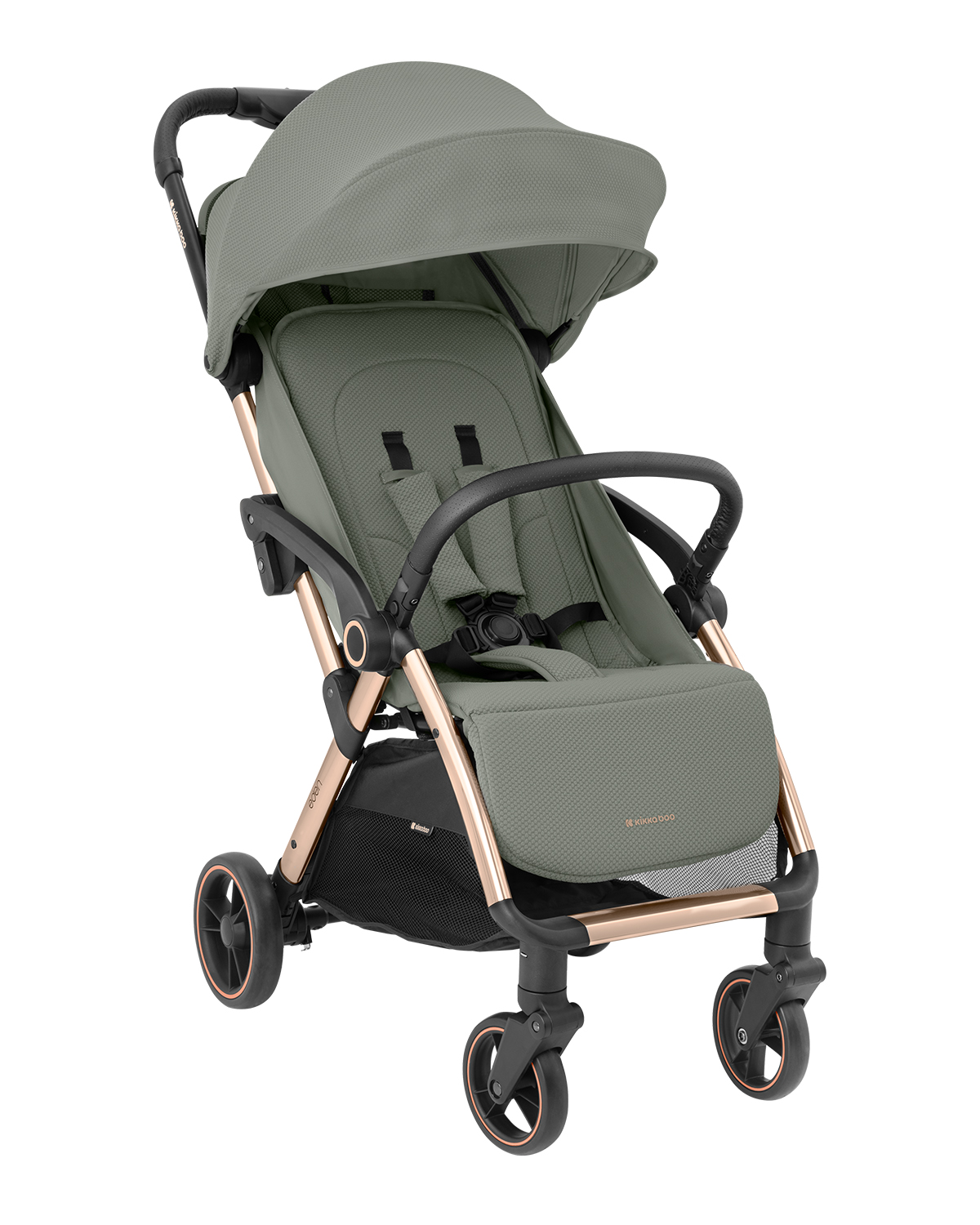 Silla de paseo autoplegable Eden Verde Militar