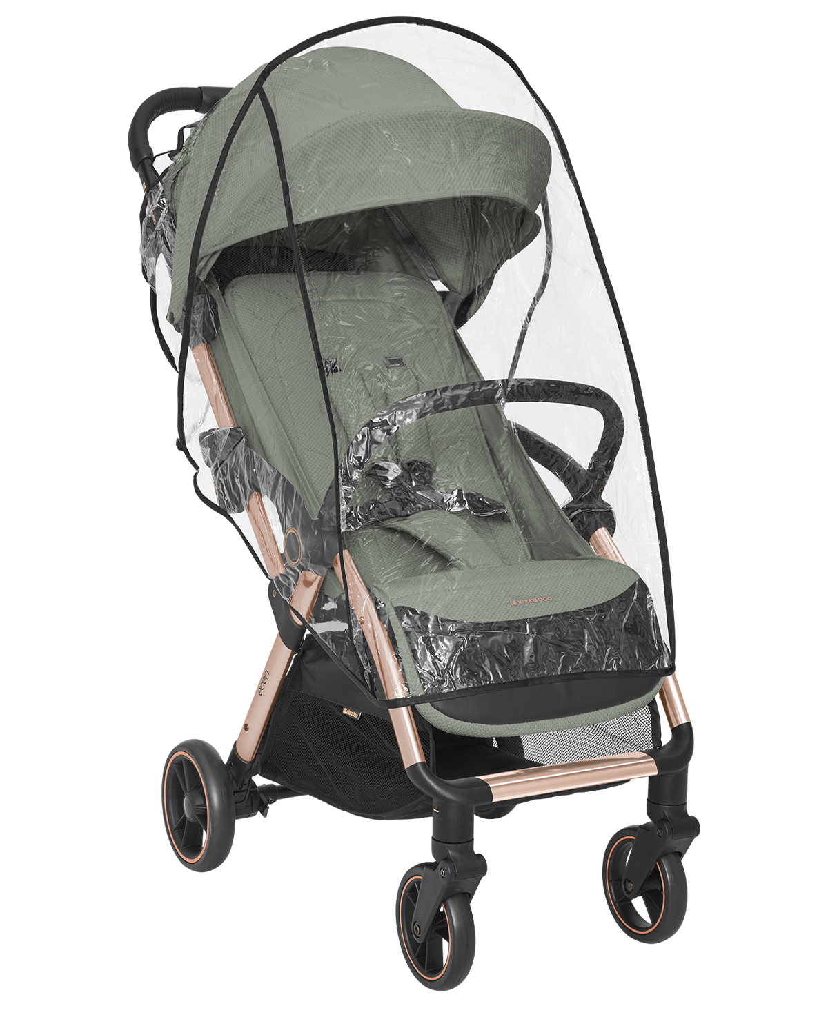Silla de paseo autoplegable Eden Verde Militar