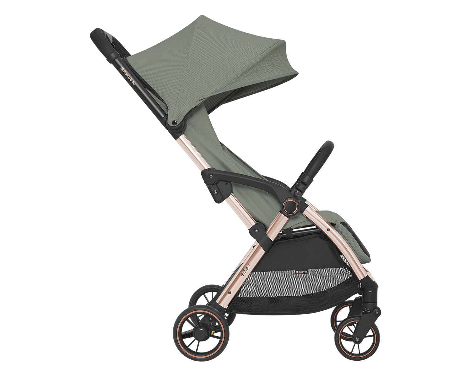 Silla de paseo autoplegable Eden Verde Militar