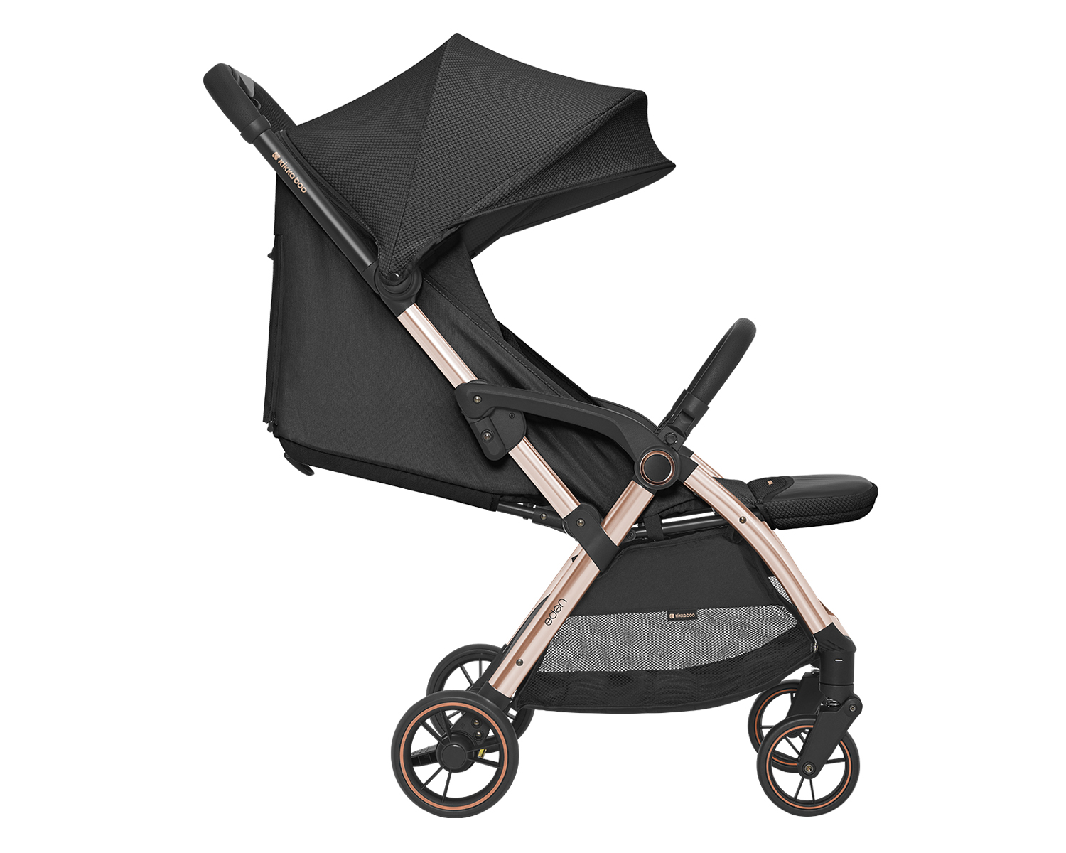 Silla de paseo autoplegable Eden Negro