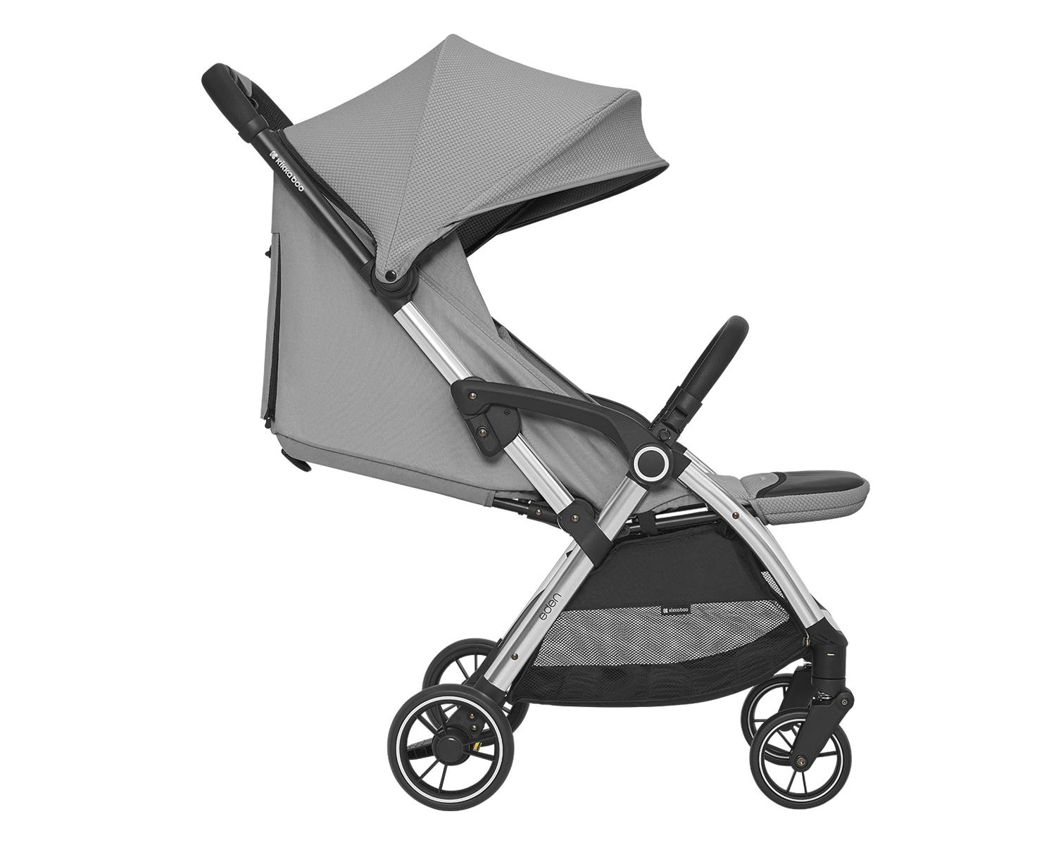Silla de paseo autoplegable Eden Gris