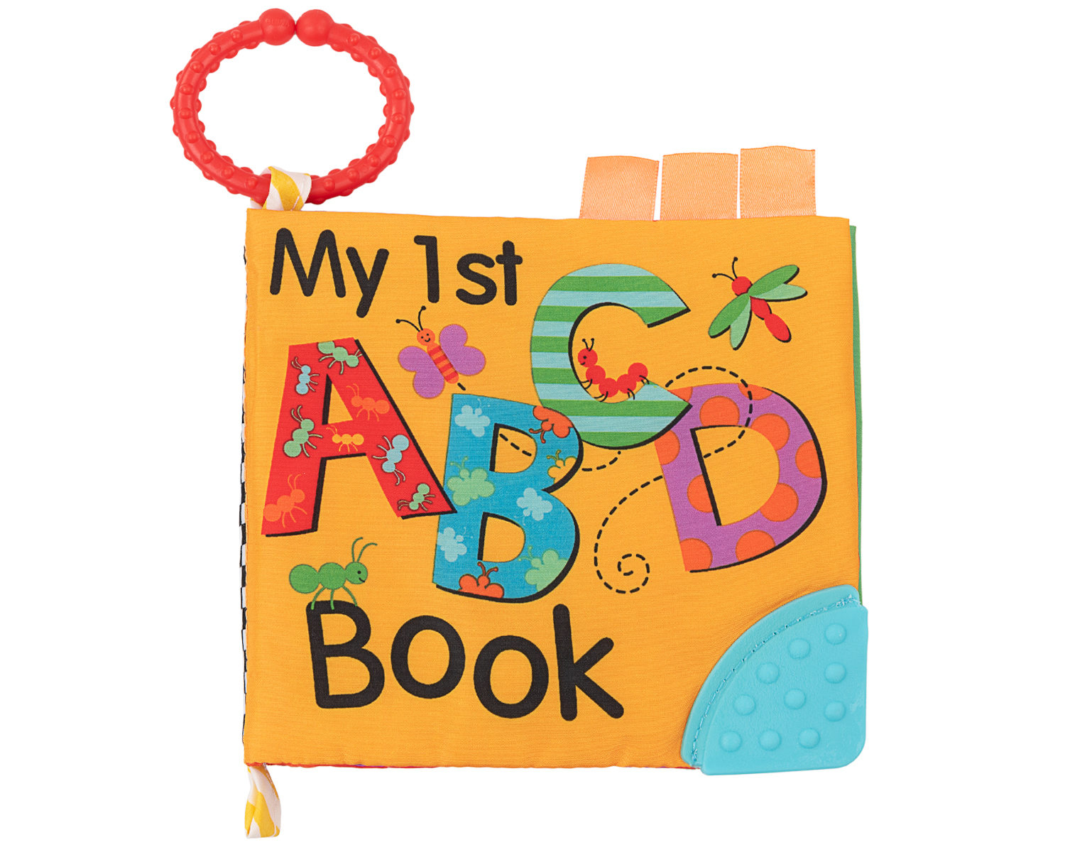Libro educativo de tela con mordedor ABC