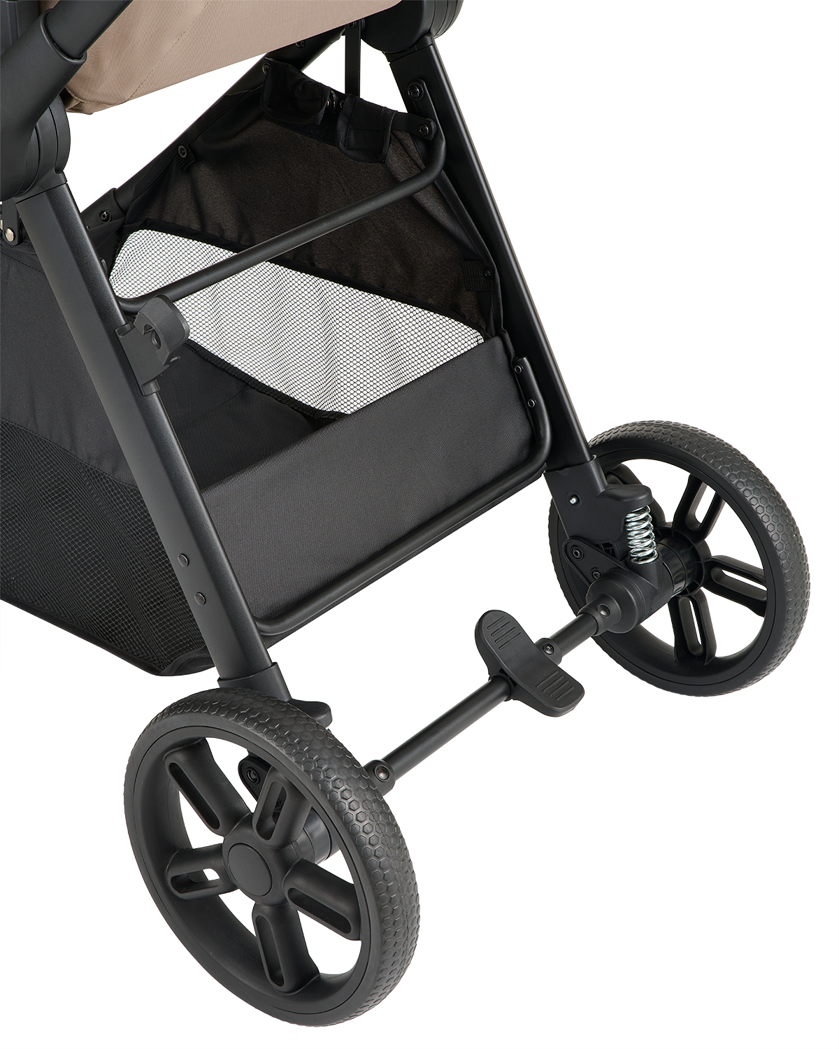 Cochecito 3 en 1 con asiento transformable Eloe Beige Oscuro