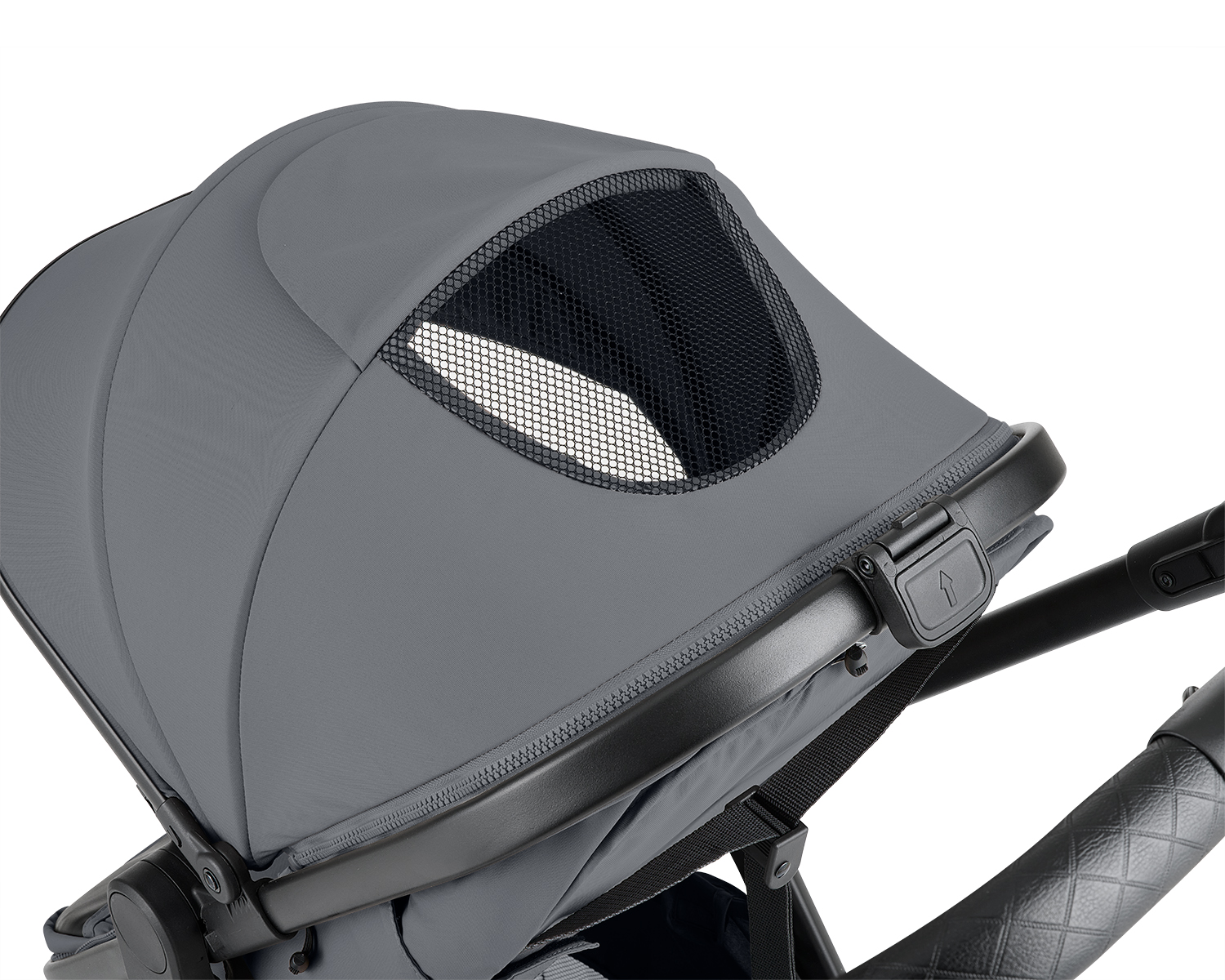Cochecito 3 en 1 con asiento transformable Eloe Gris Oscuro