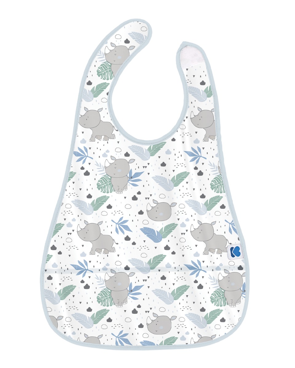 Babero de EVA con recogemigas Savanna Pattern Azul