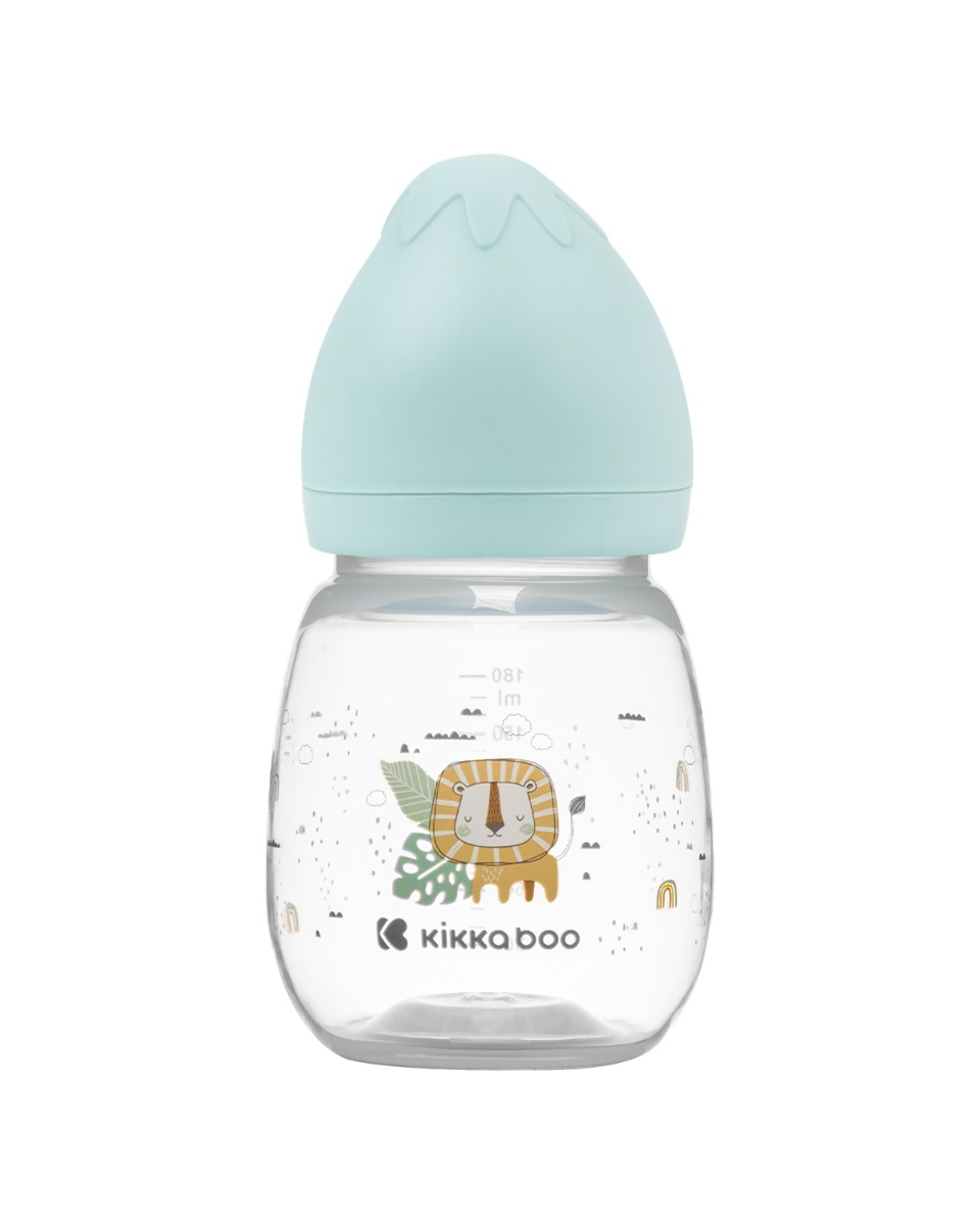 Biberón anticólico 180ml Savanna Menta