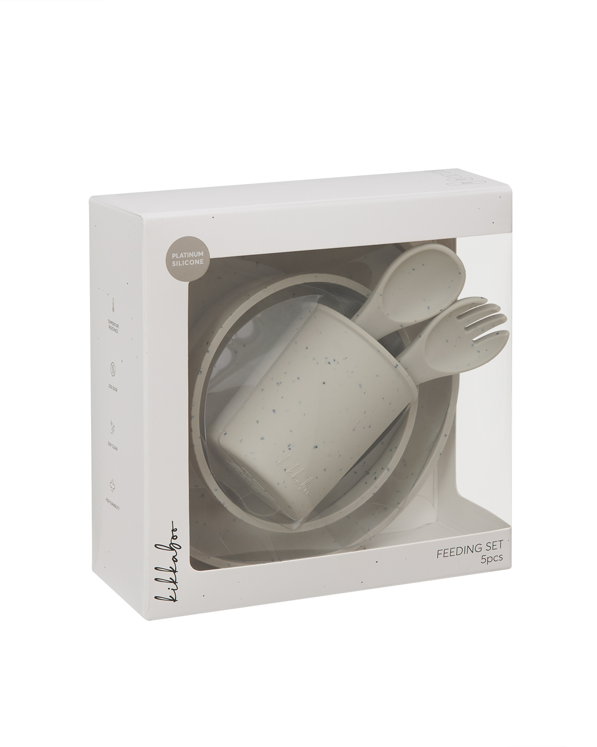 Juego de vajilla 5 uds Platinum Silicone Sand