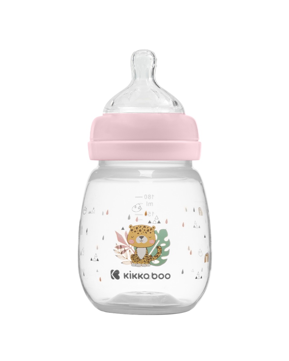 Biberón anticólico 180ml Savanna Rosa