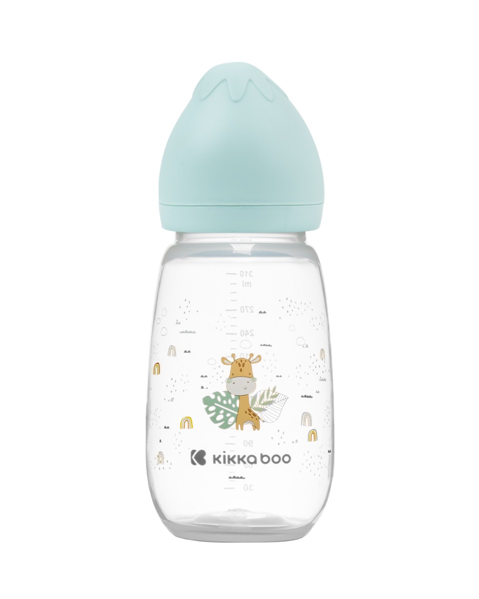 Biberón anticólico 310ml Savanna Menta