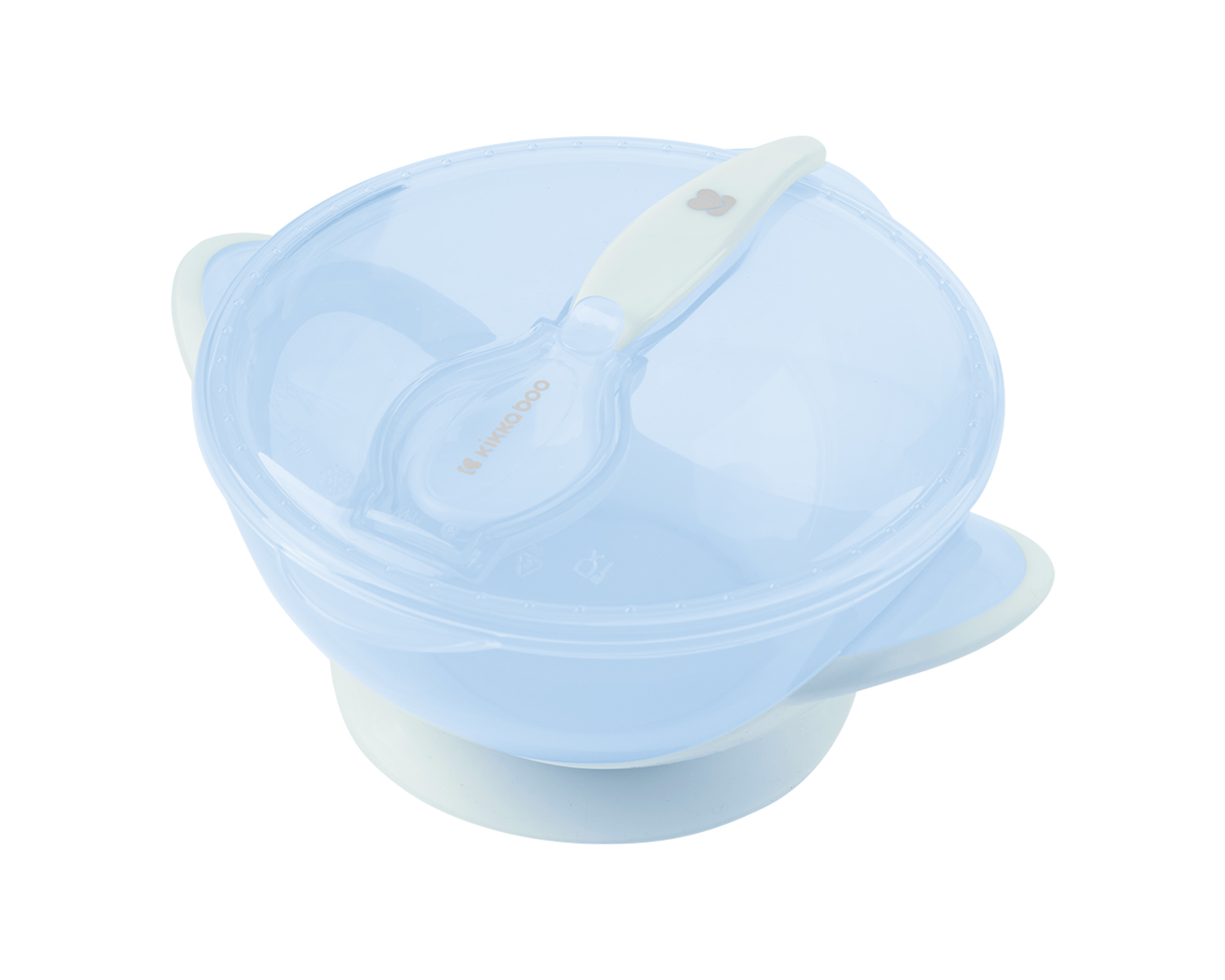 Cuenco con cuchara Feedy Azul