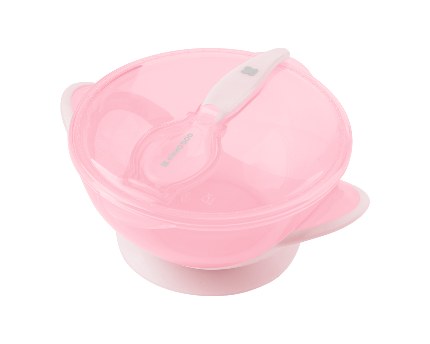 Cuenco con cuchara Feedy Rosa