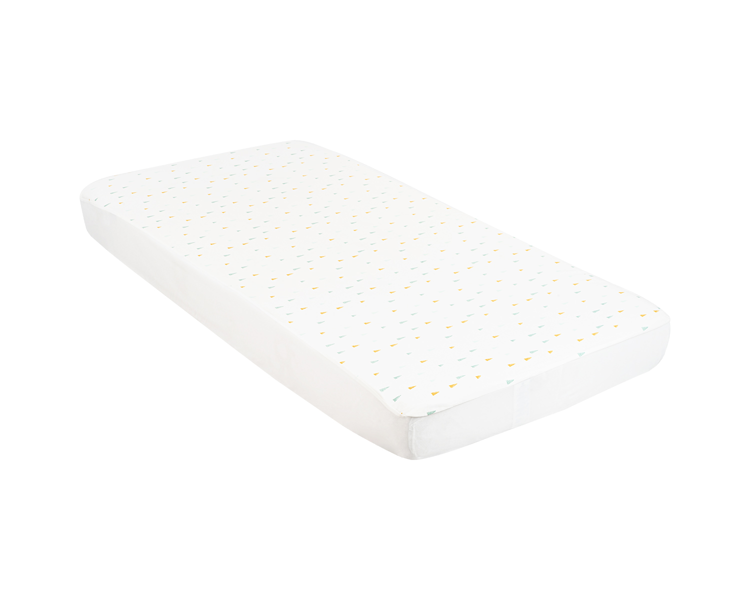 Protector de colchón de jersey de algodón 60/120/15 cm Triangles