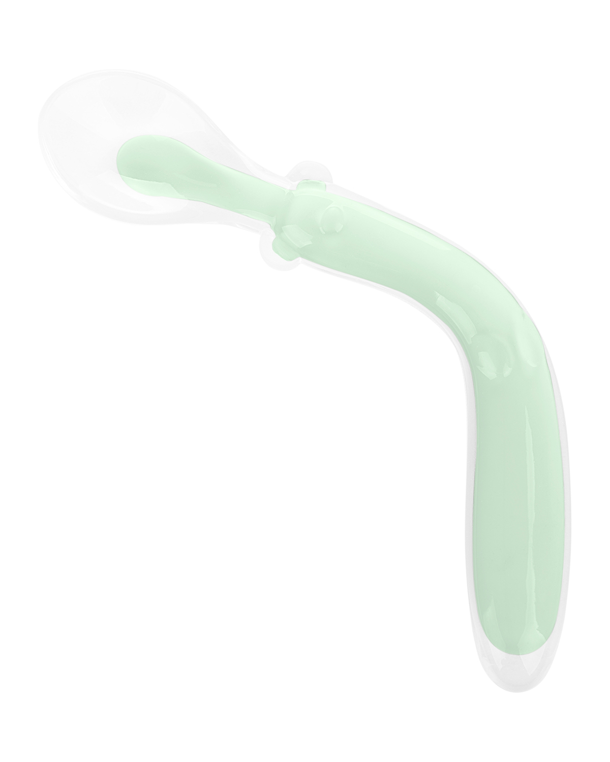 Cuchara flexible de silicona Menta