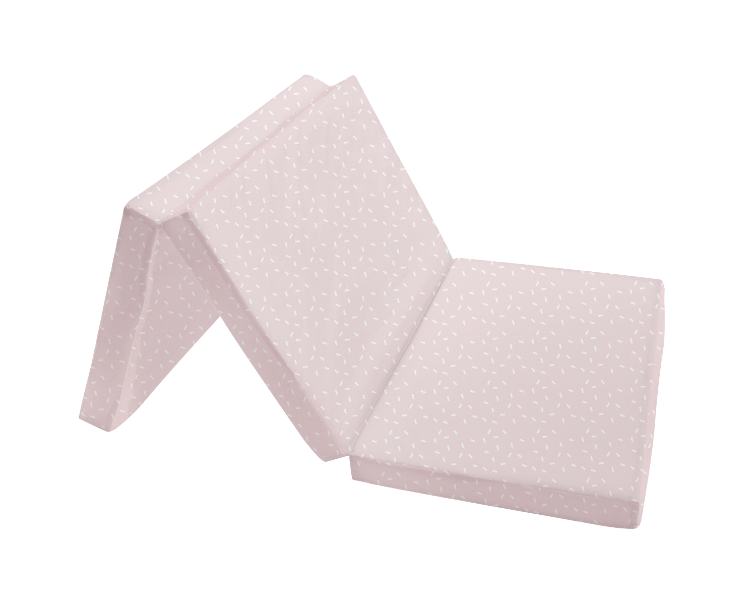 Colchón plegable 60/120/5 cm Confetti Rosa