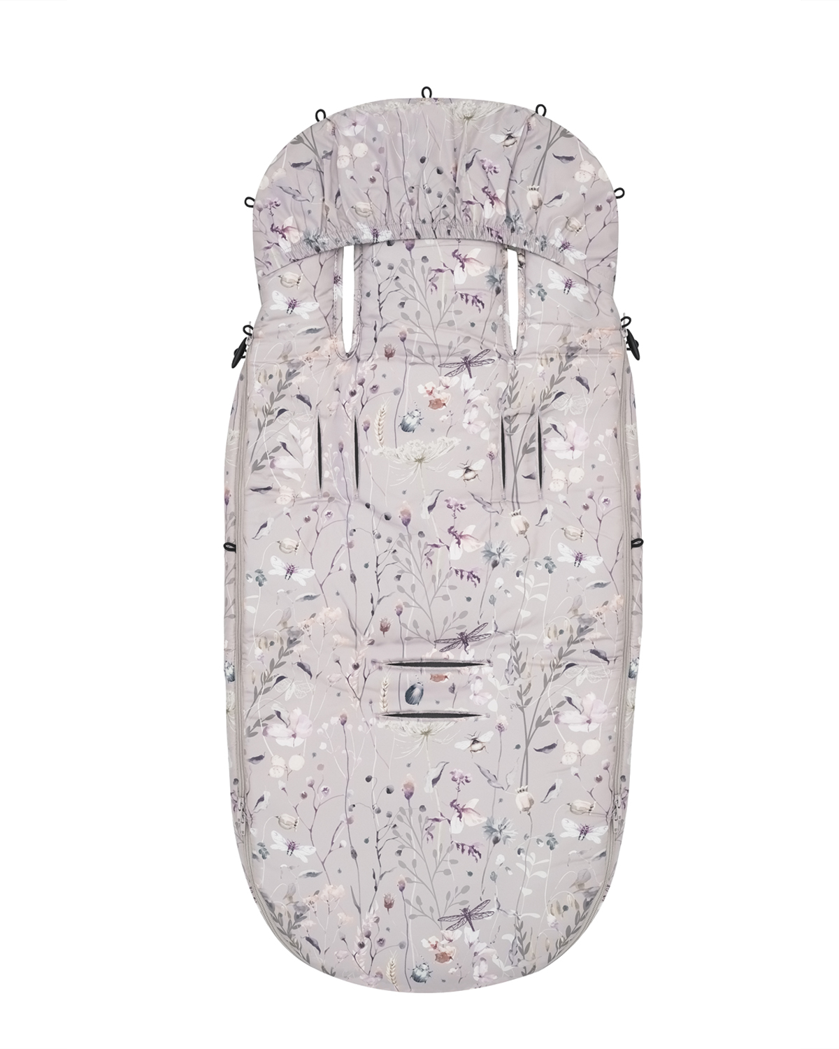 Saco cubrepiés Luxury Dreamy Fields Gris