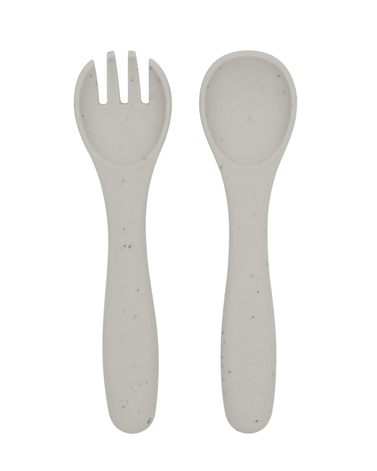 Juego de cuchara y tenedor Platinum Silicone Sand