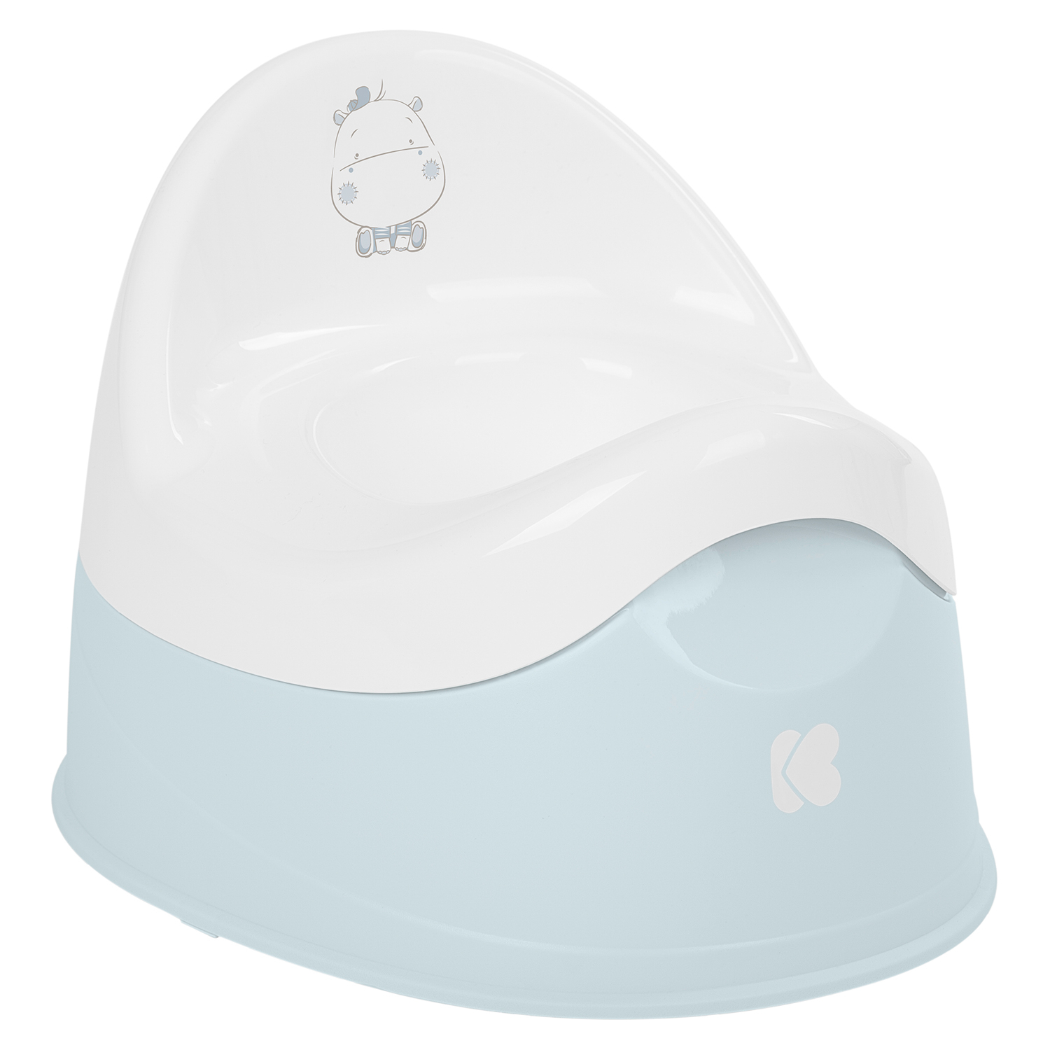 Orinal con cubeta extraíble Hippo Azul