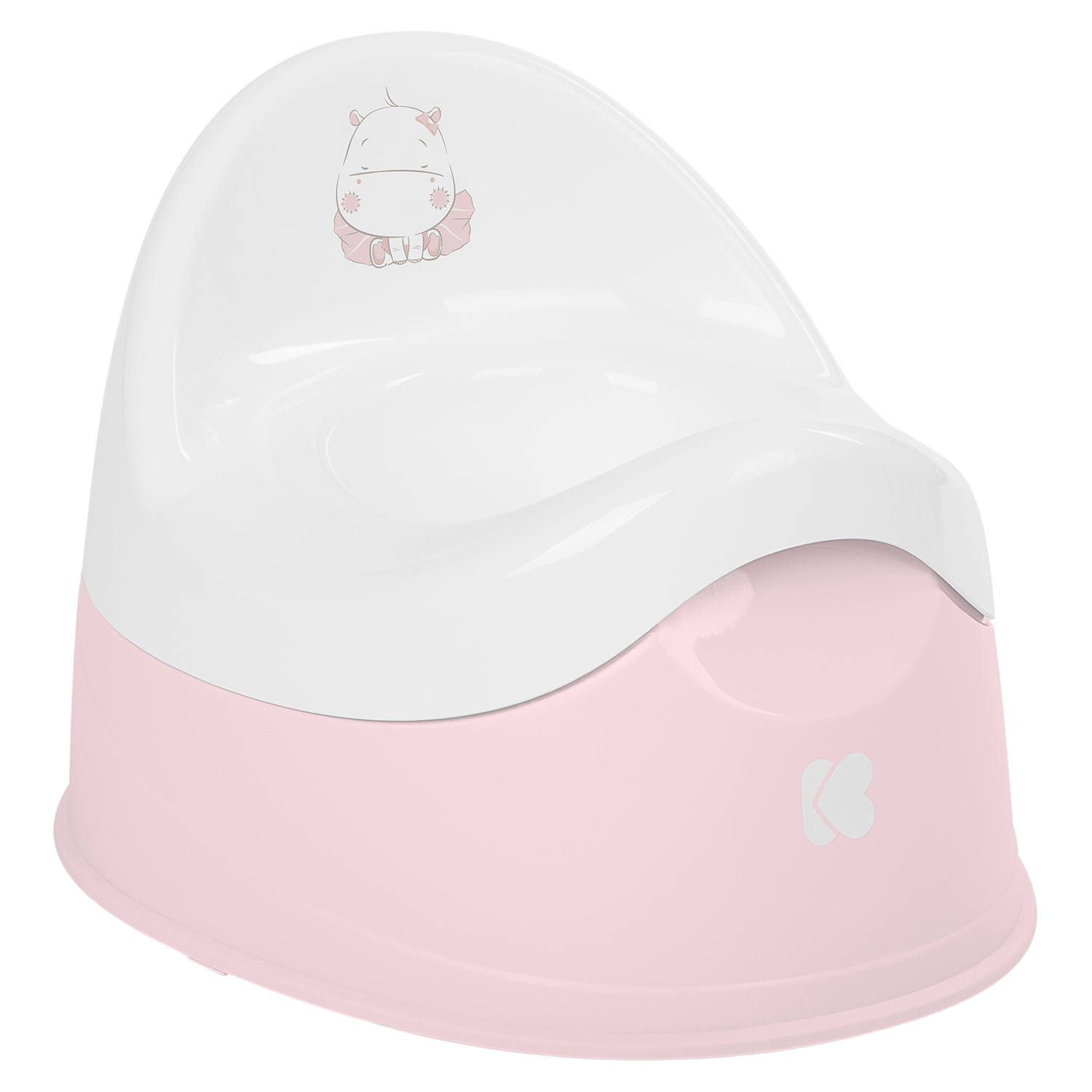 Orinal con cubeta extraíble Hippo Rosa