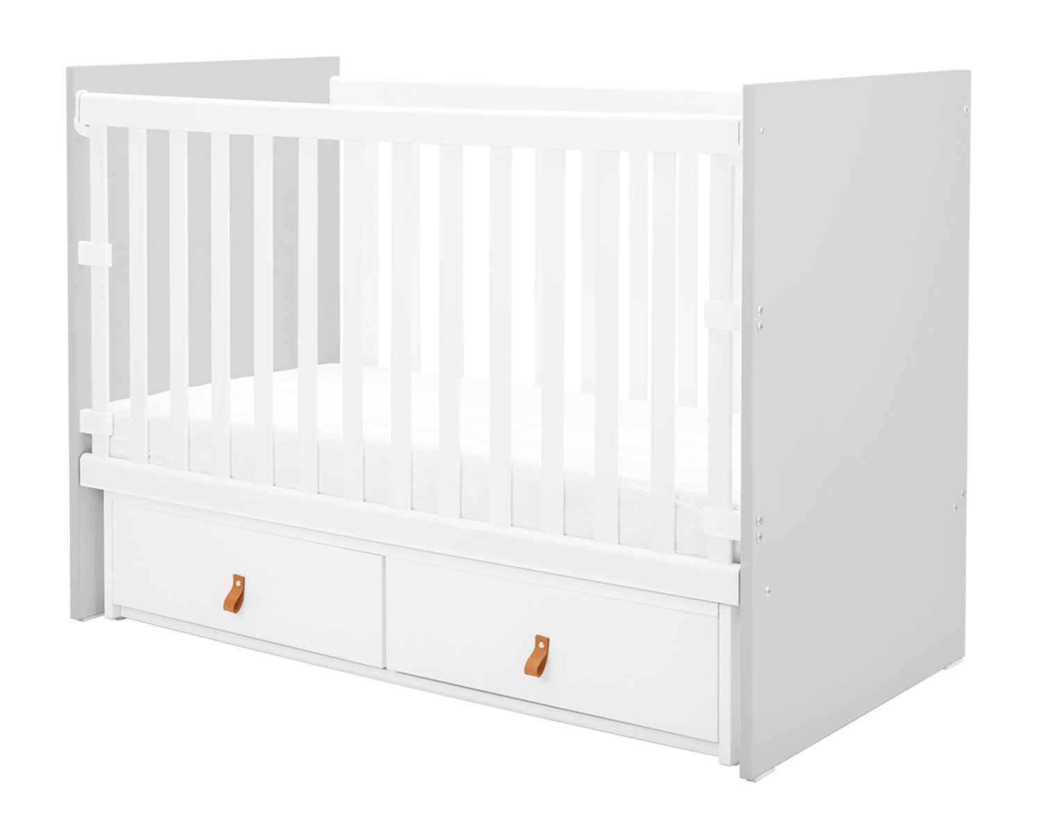 Cuna de aglomerado con cajones Hollee Gris