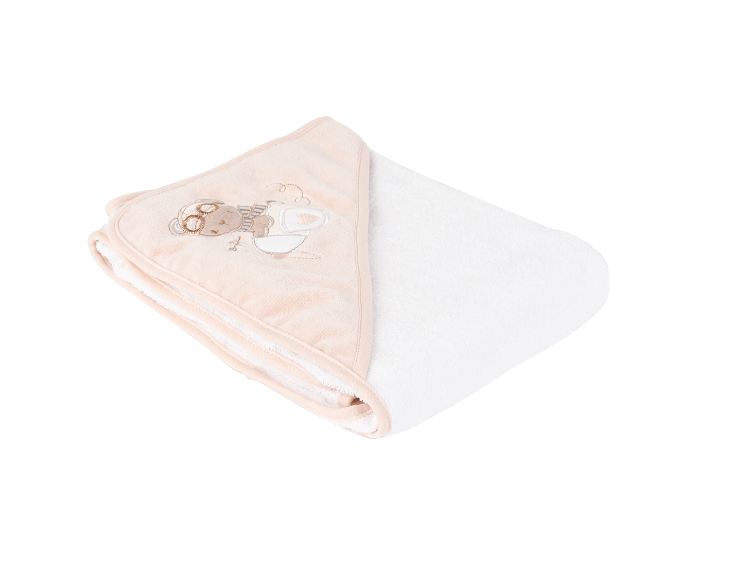 Toalla con capucha 90/90 cm Dreamy Flight Beige