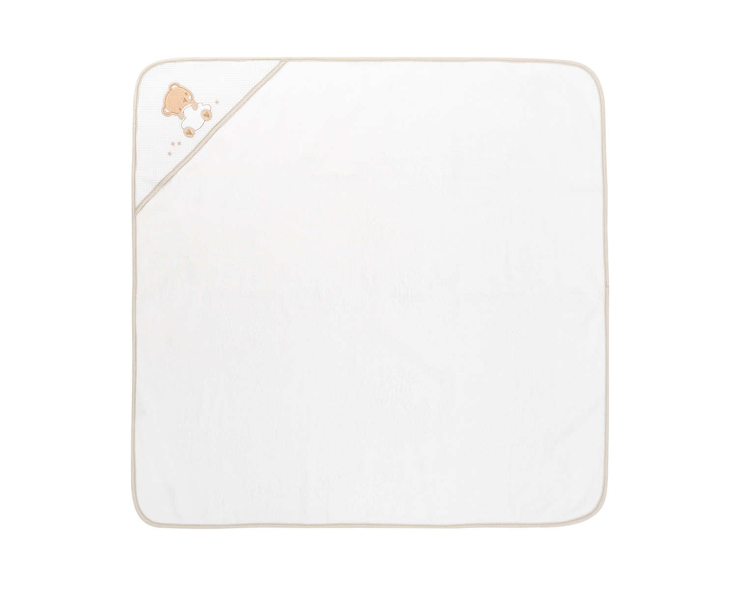 Toalla con capucha 90/90 cm Dream Big Beige