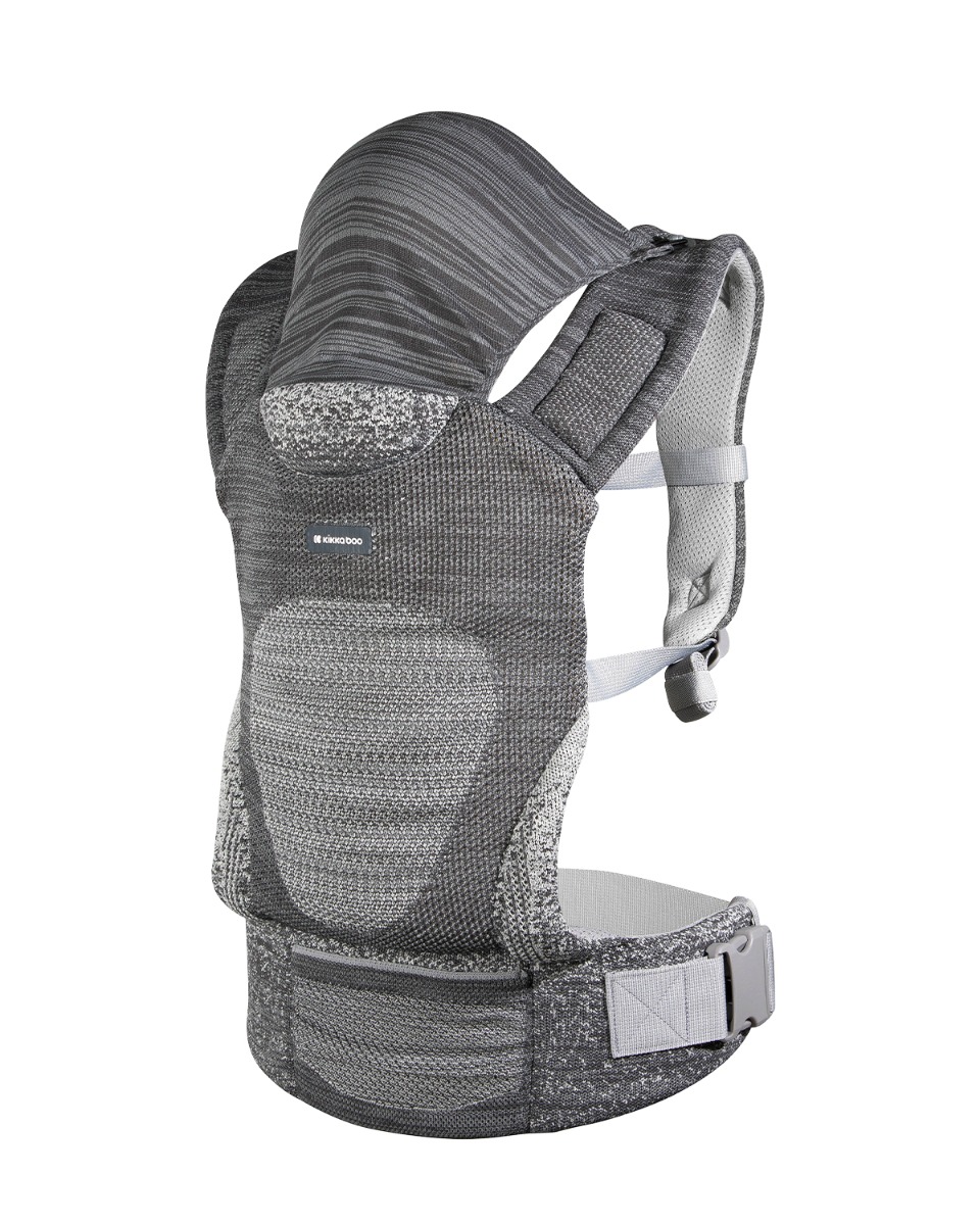 Portabebés Hoody Fly knit Gris