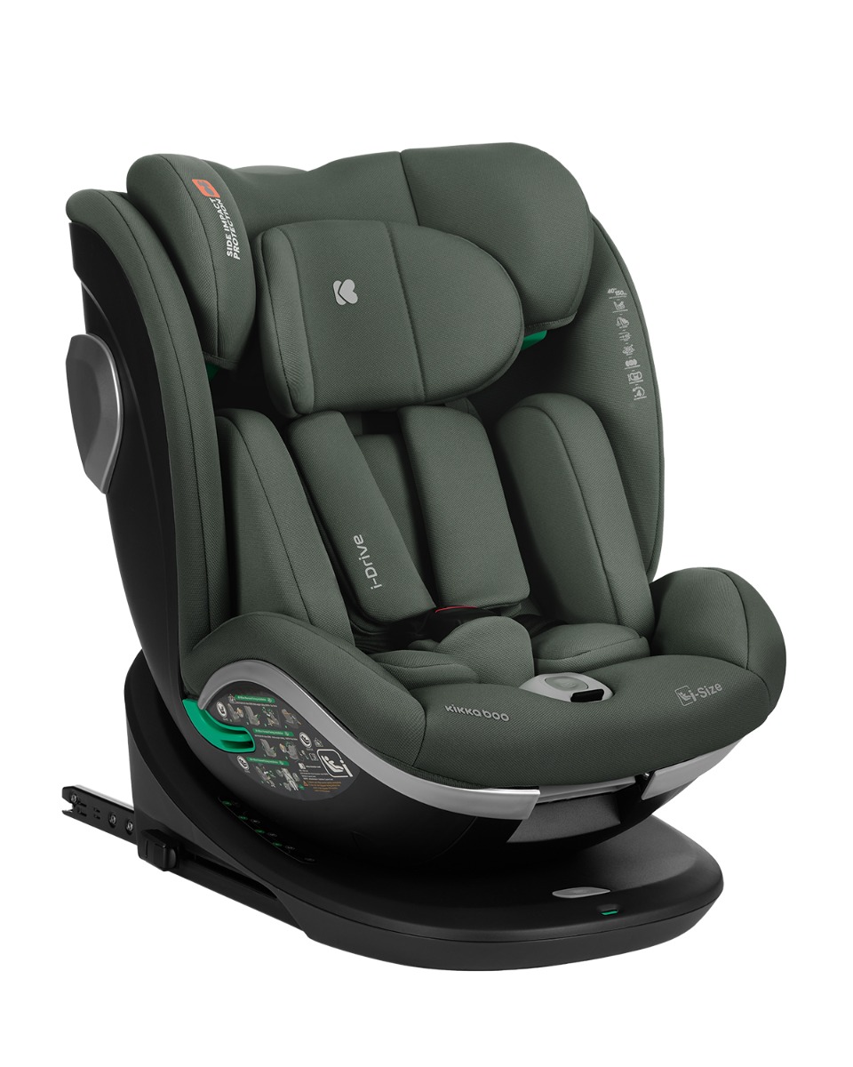 Silla de coche 40-150 cm i-Drive i-SIZE Verde Militar