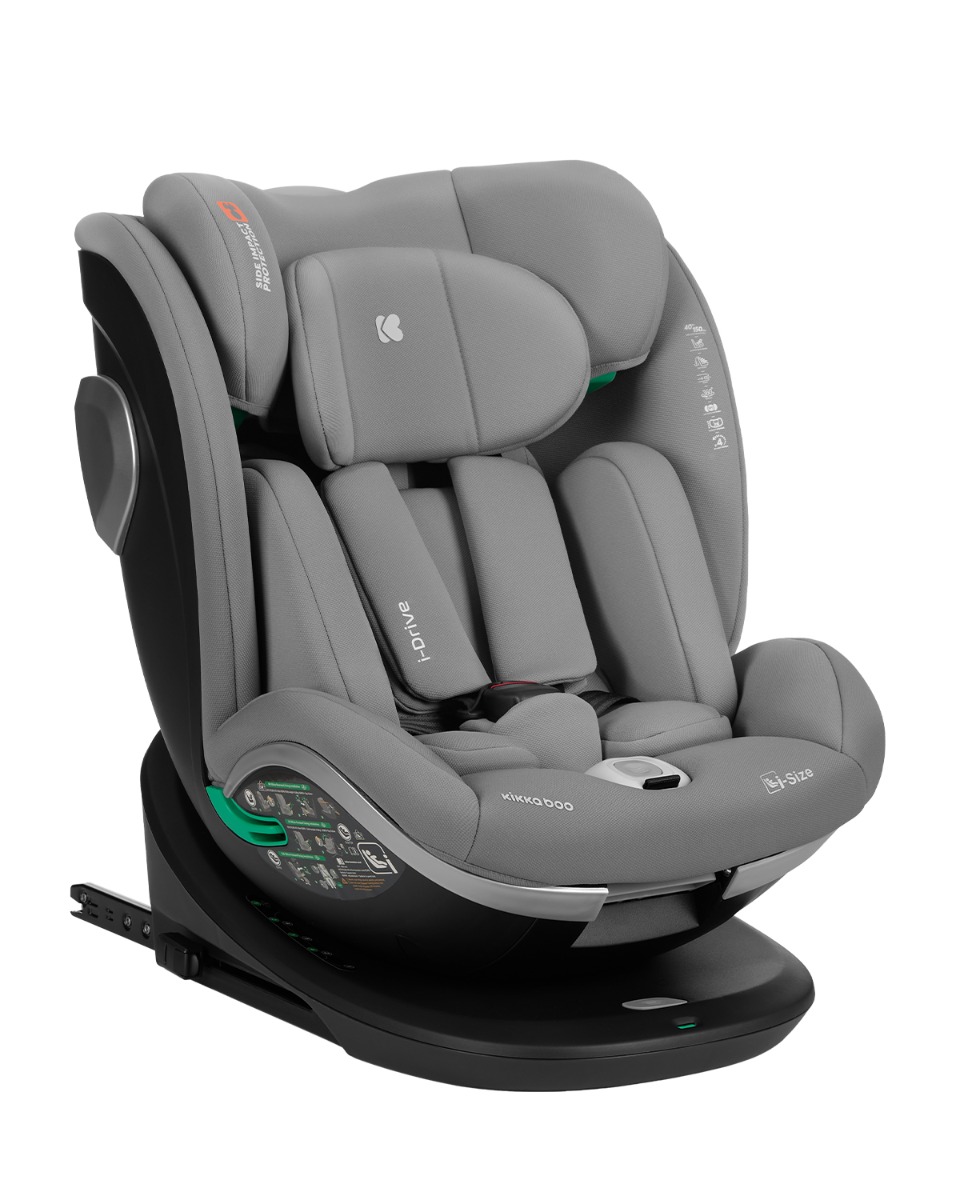 Silla de coche 40-150 cm i-Drive i-SIZE Gris Claro