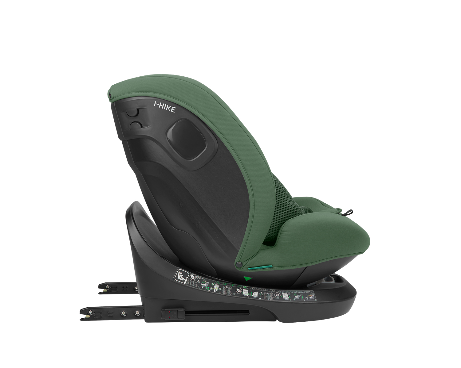 Silla de coche 40-150 cm i-Hike i-SIZE Verde Militar 2025