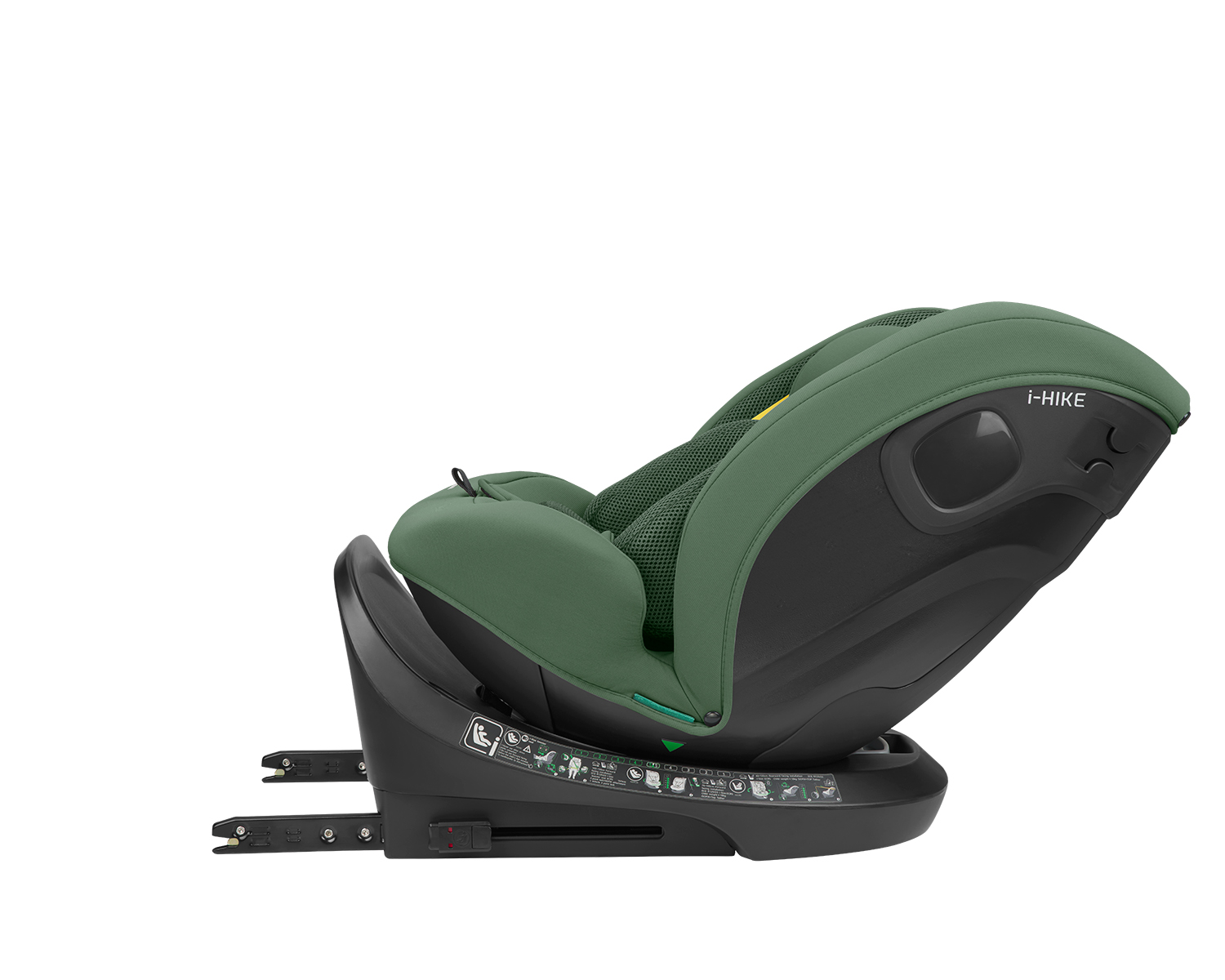 Silla de coche 40-150 cm i-Hike i-SIZE Verde Militar 2025