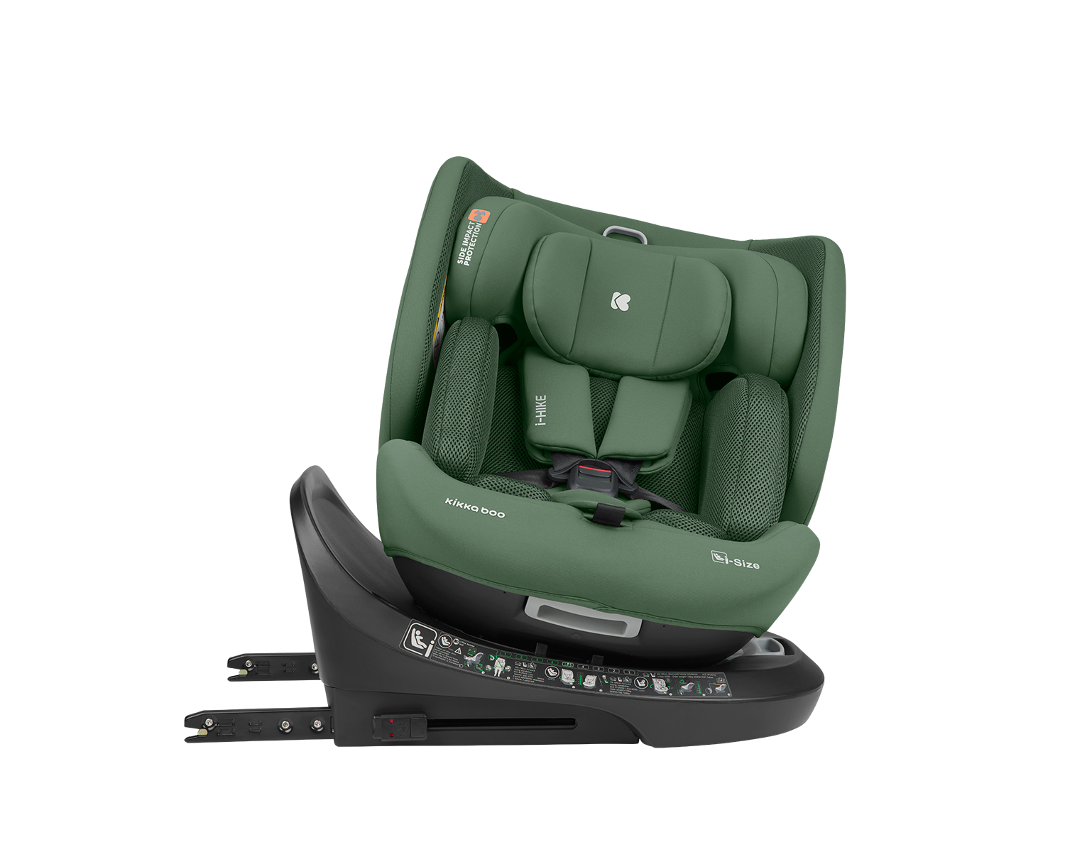 Silla de coche 40-150 cm i-Hike i-SIZE Verde Militar 2025