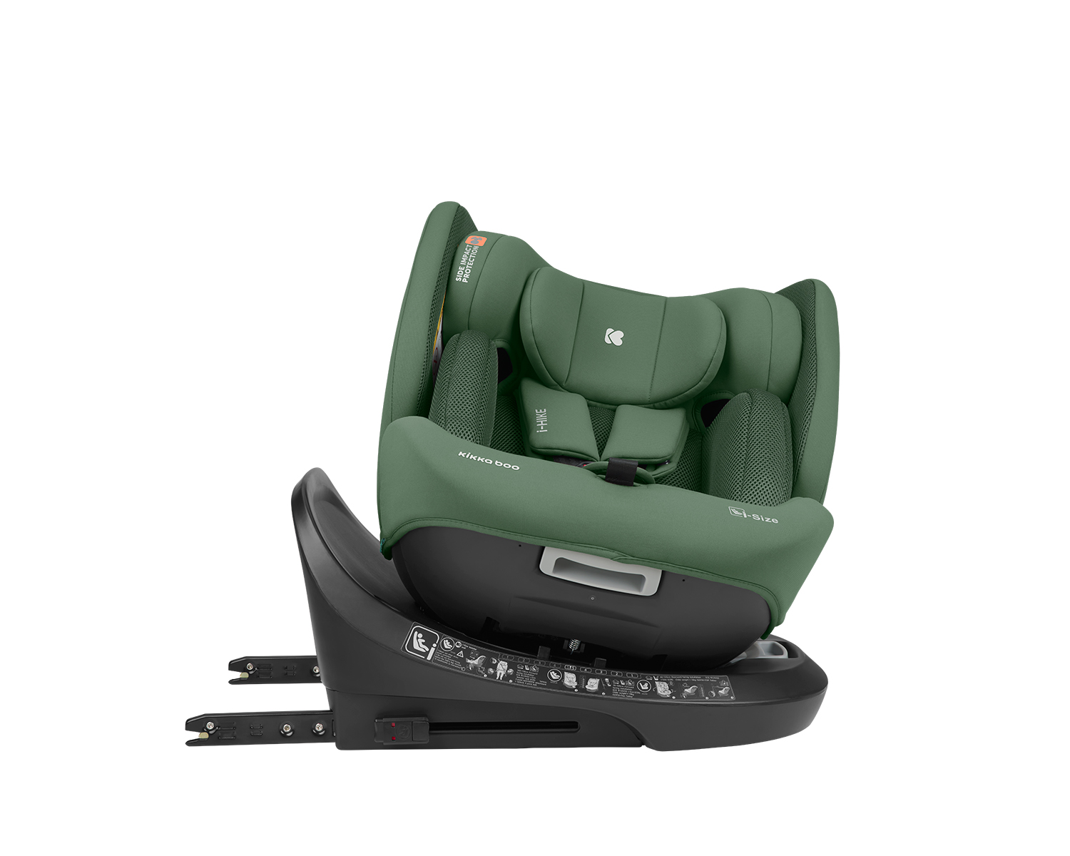 Silla de coche 40-150 cm i-Hike i-SIZE Verde Militar 2025