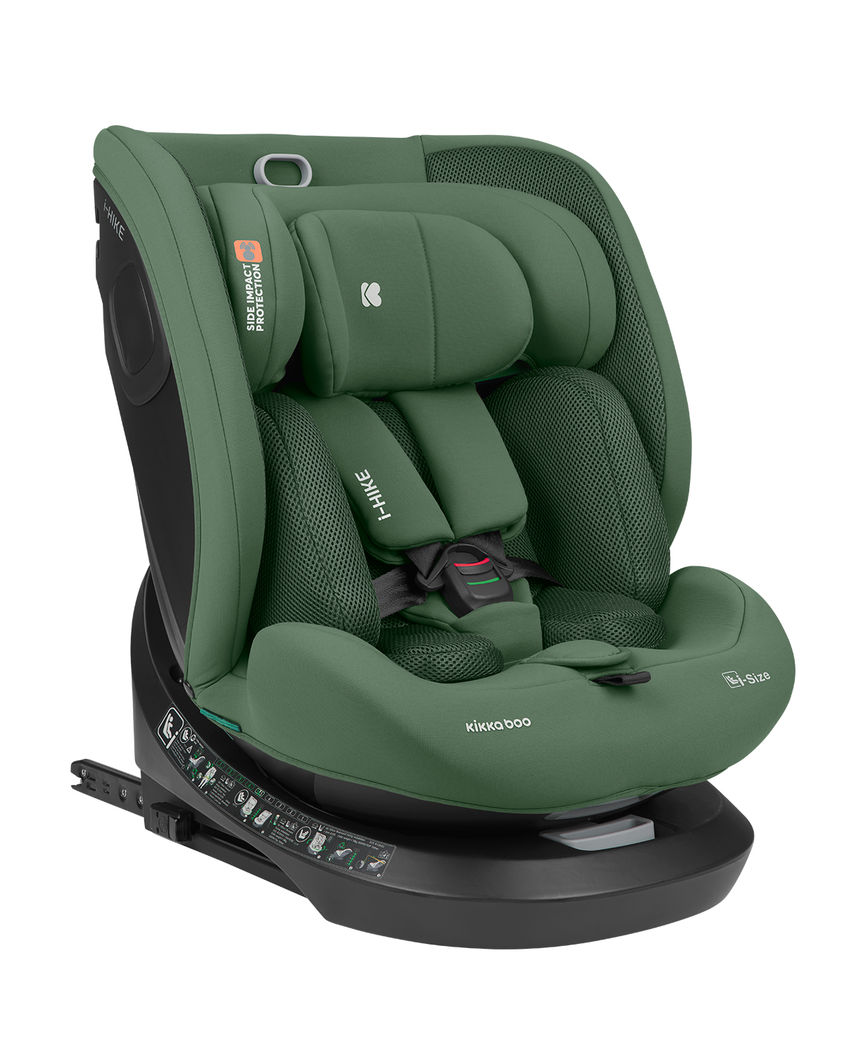 Silla de coche 40-150 cm i-Hike i-SIZE Verde Militar 2025