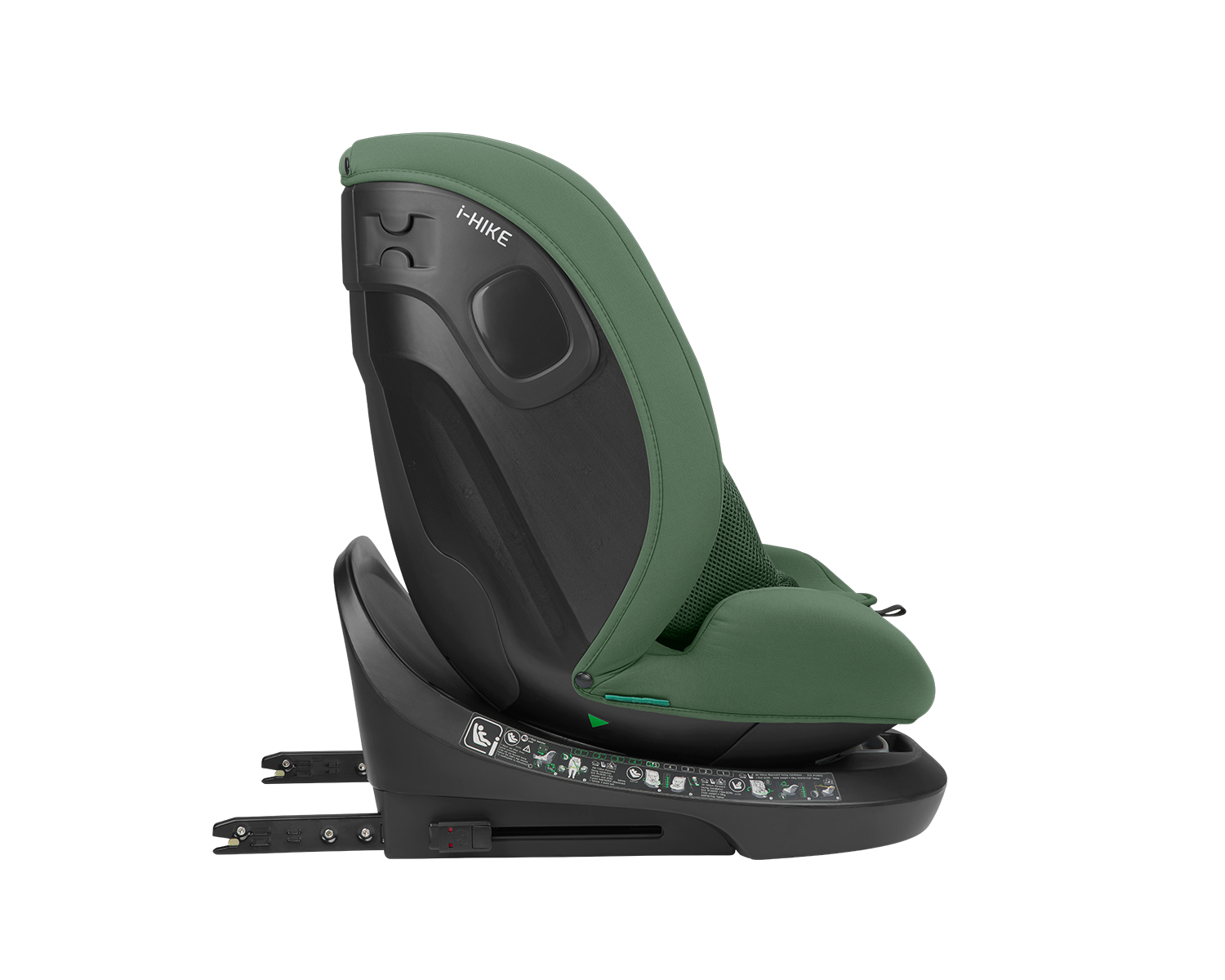 Silla de coche 40-150 cm i-Hike i-SIZE Verde Militar 2025