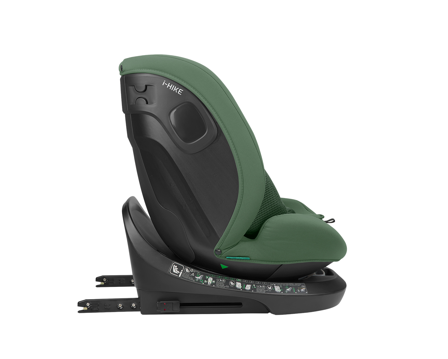 Silla de coche 40-150 cm i-Hike i-SIZE Verde Militar 2025