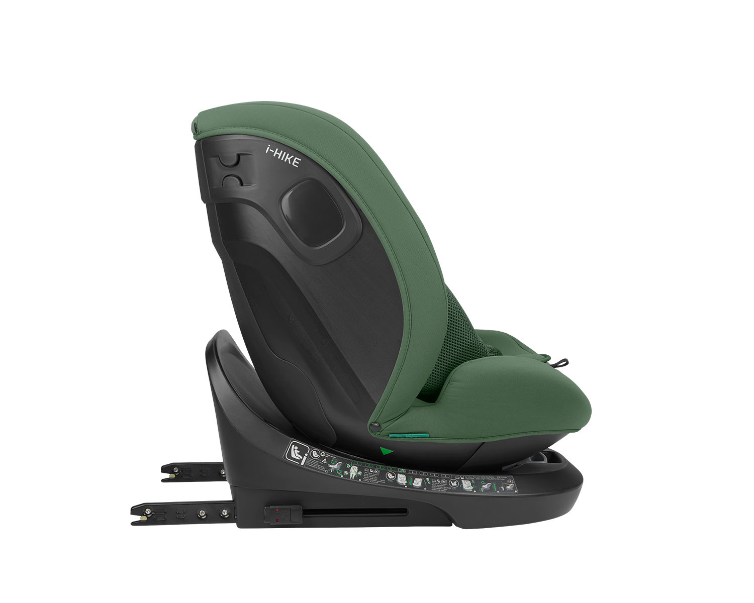 Silla de coche 40-150 cm i-Hike i-SIZE Verde Militar 2025