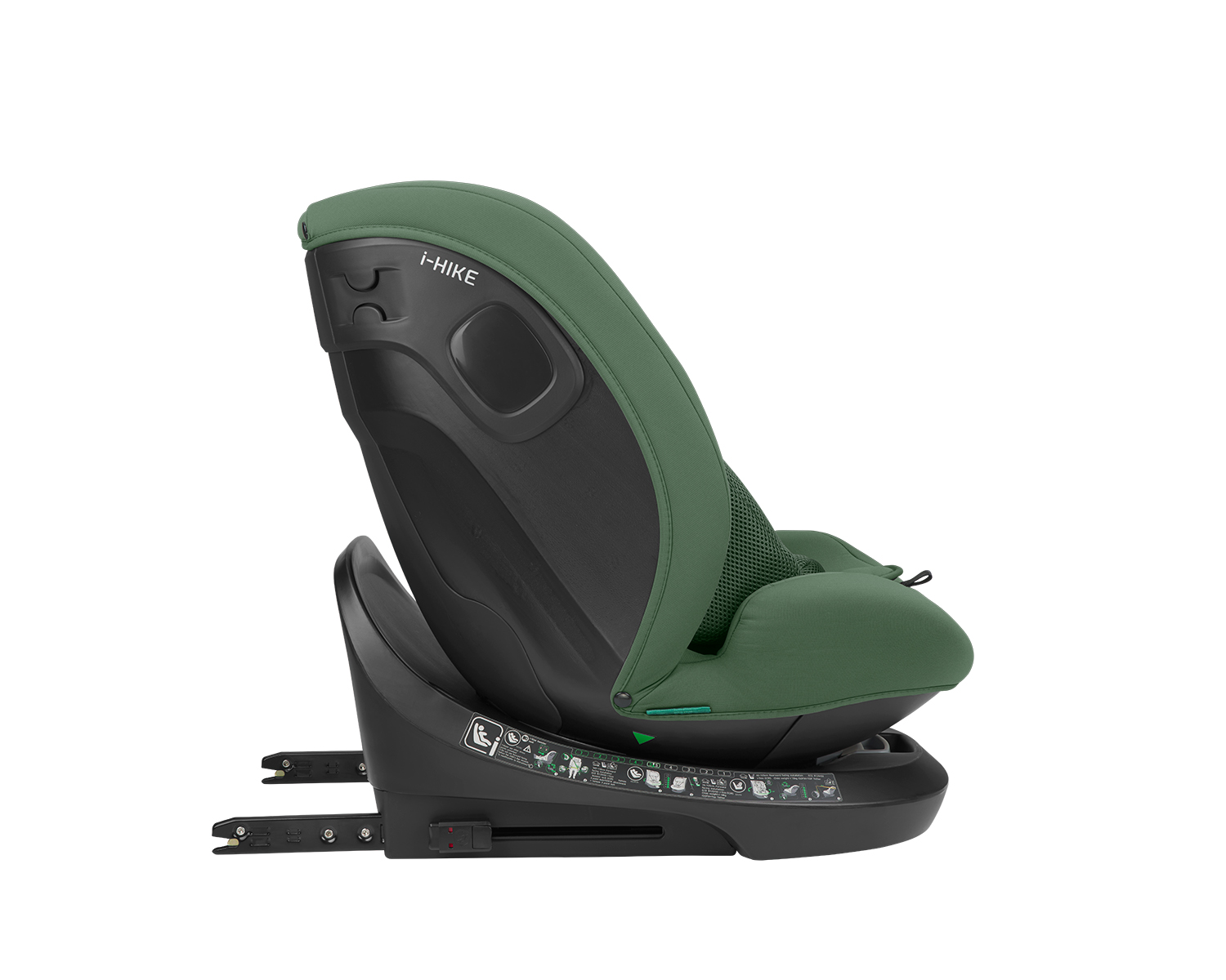 Silla de coche 40-150 cm i-Hike i-SIZE Verde Militar 2025