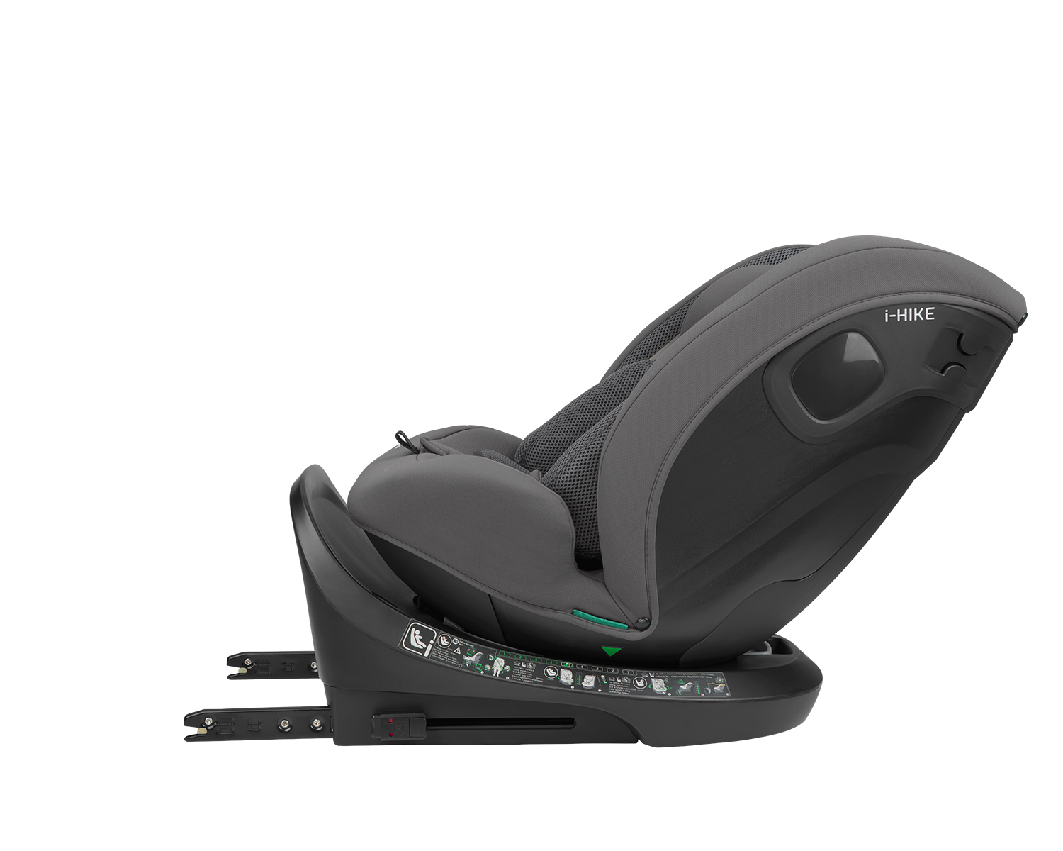 Silla de coche 40-150 cm i-Hike i-SIZE Gris Oscuro 2025